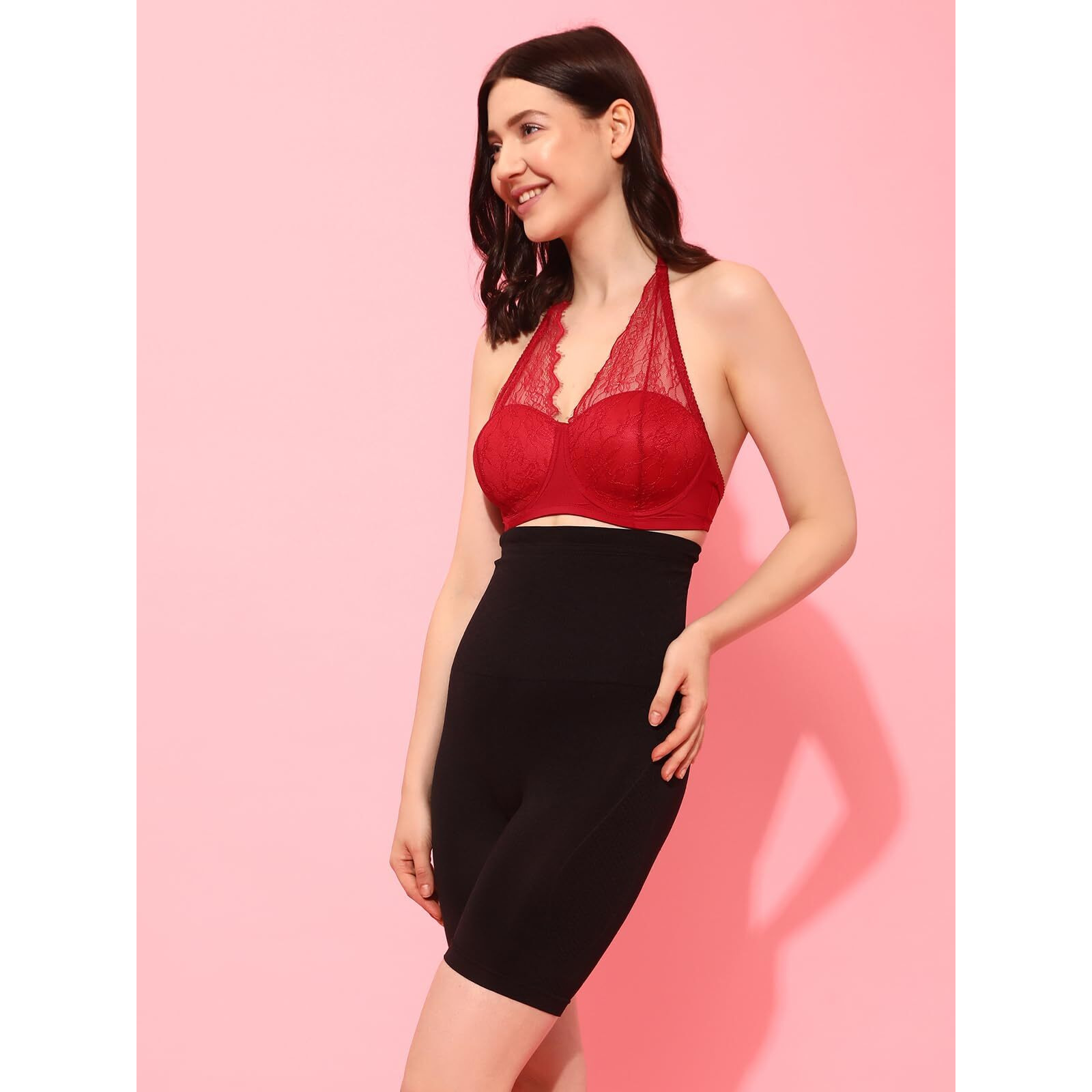Clovia Women's Other Shapewear (Sw0007J13-Medium_Black_M)