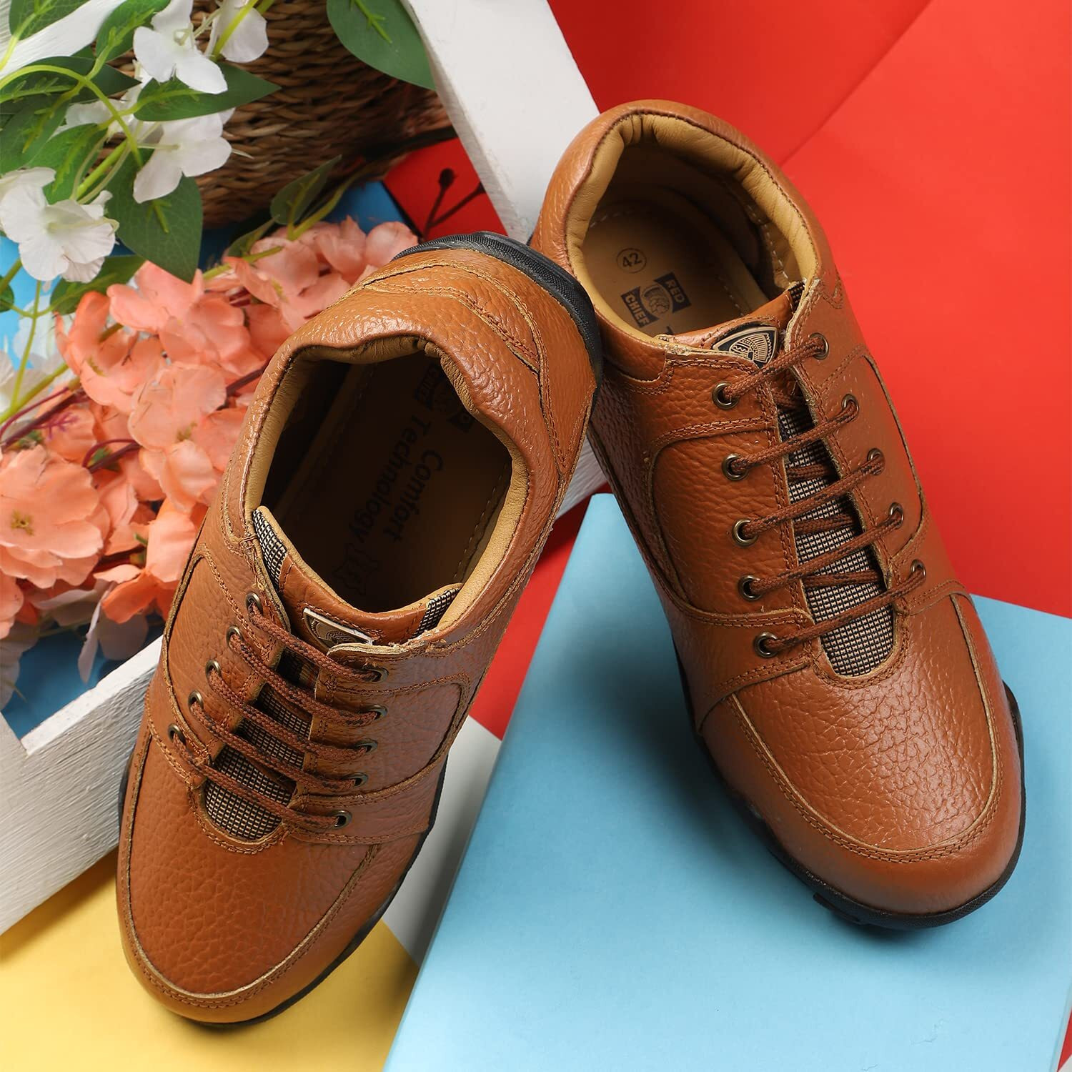 Red Chief Men's Casual Shoes (Rc3429 107) Tan, 8 Uk