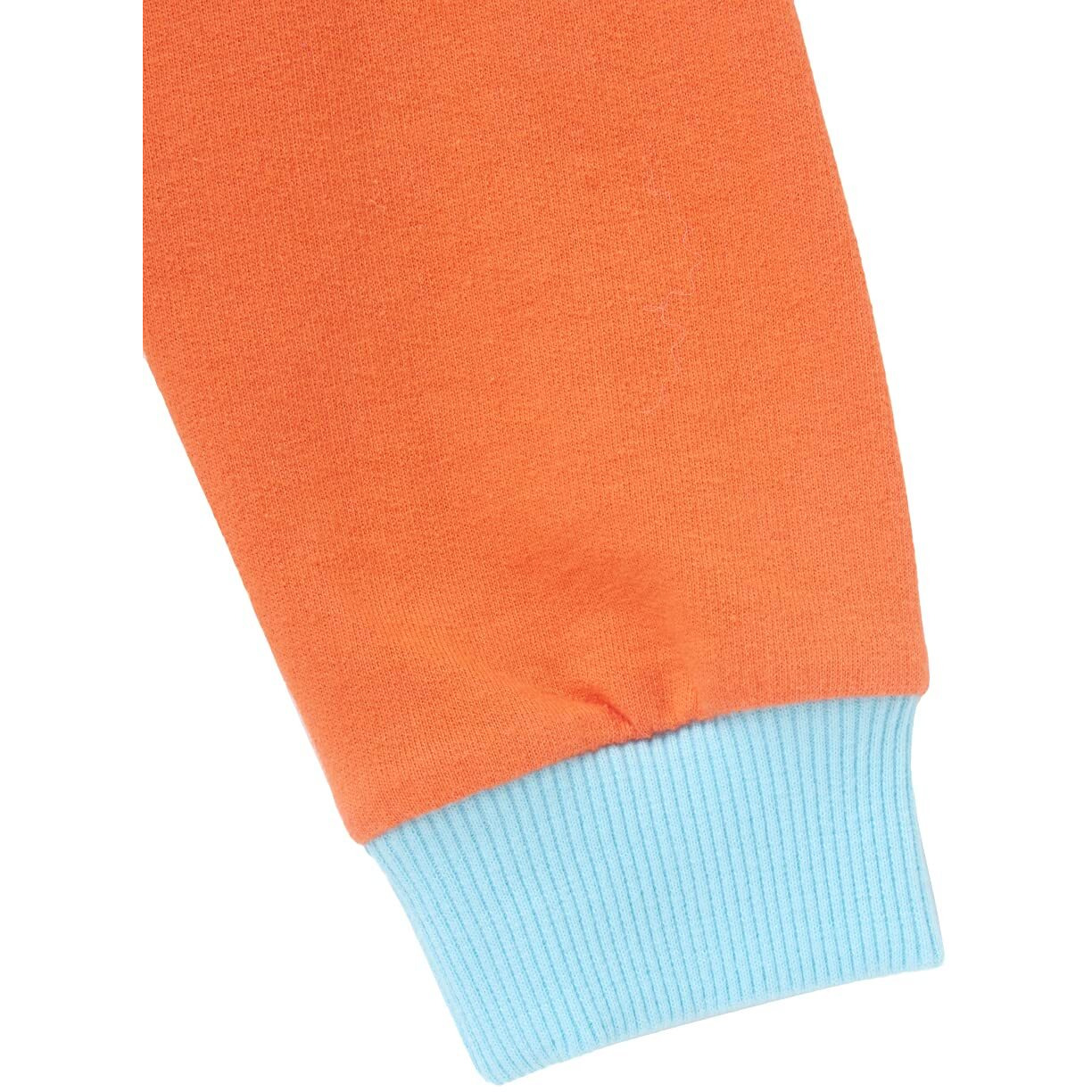 4 Years Boys Sweatshirt By Cub Mcpaws | Cotton Round Neck Full Sleeves Kids Sweatshirt For Boys| Orange Stylish Boys Winter Wear| 04-05Y