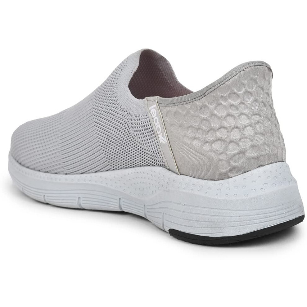 Liberty Eazy-M Mens Sports Non Lacing Shoes L.Grey (10 Uk)