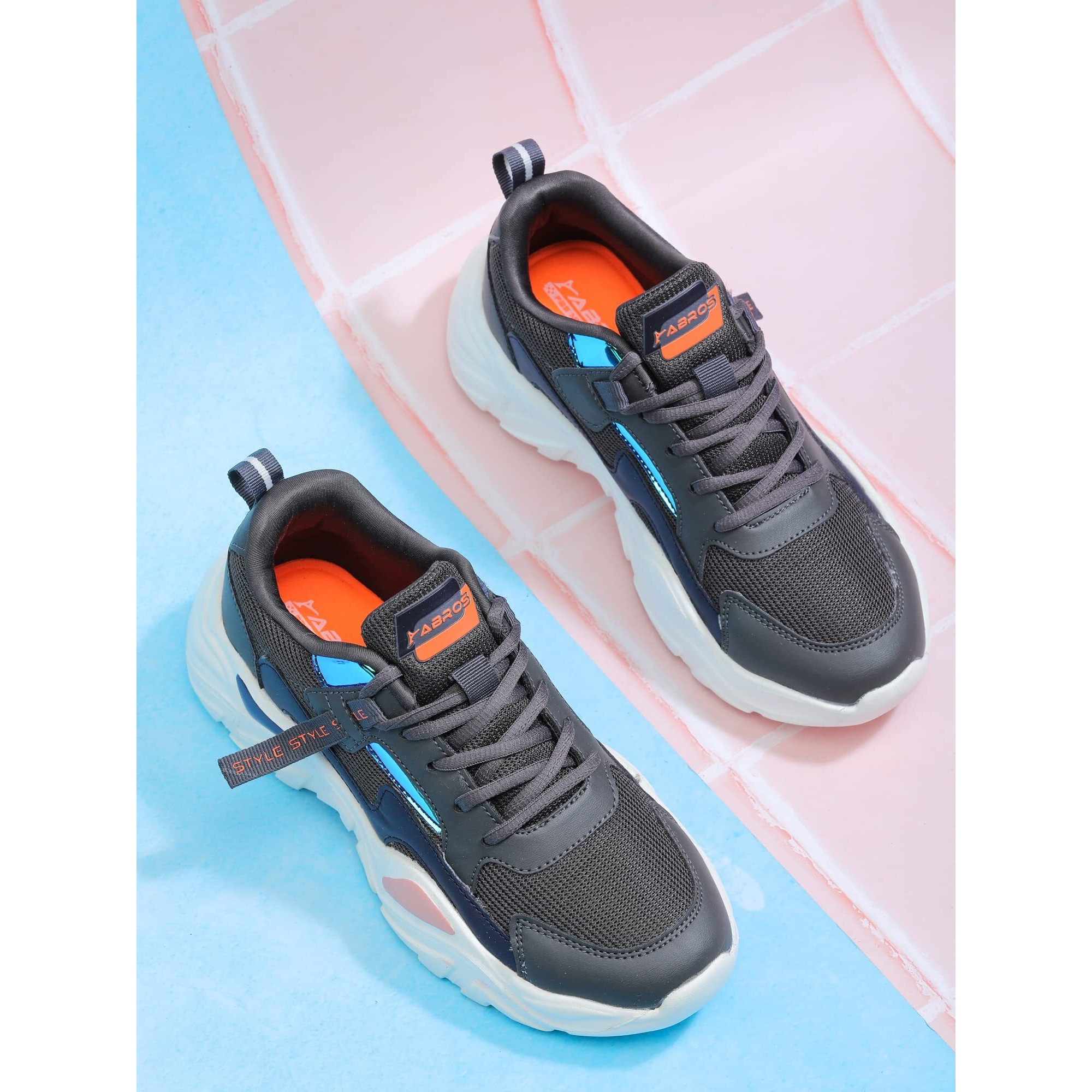 Abros Women's Serena Assl0141 Shoe's -D.Grey/L.Navy -5Uk
