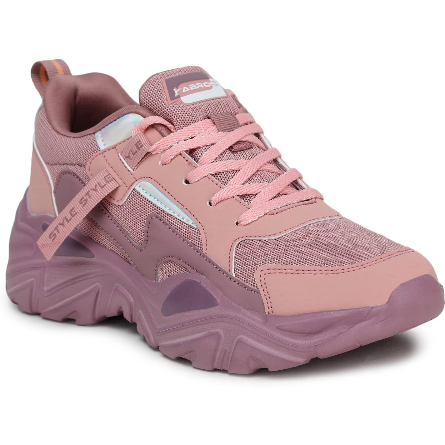 Abros Women's Shoes Serena Assl0141 Shoe's-L.Mauve/D.Mauve-6Uk