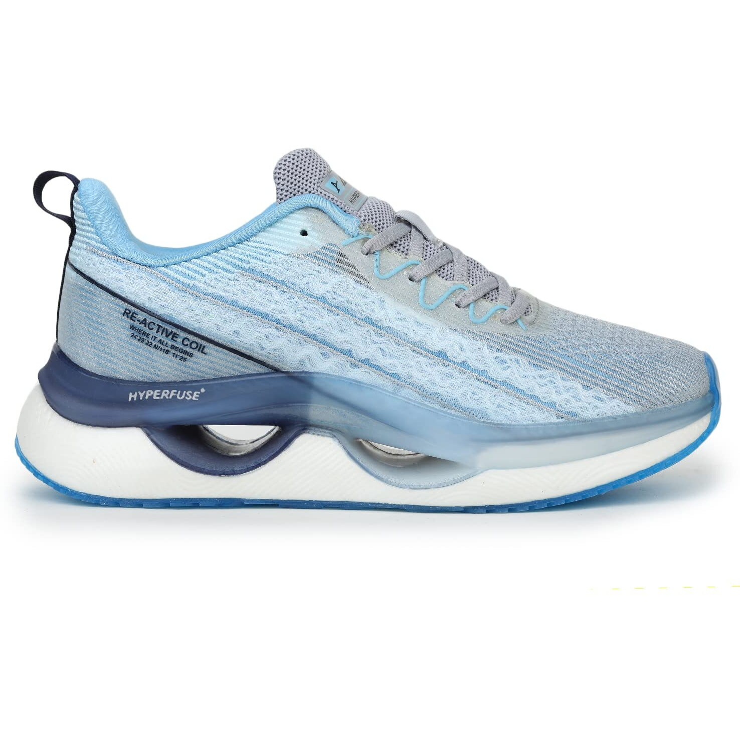 Abros Men's Sprint Assg1268 Abs Hyperfuse Sports Shoes_L.Grey/Sky_9Uk