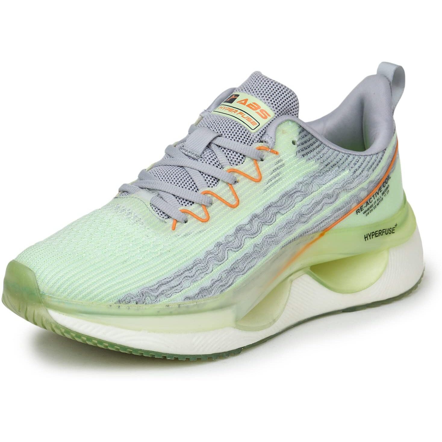 Abros Men's Sprint Assg1268 Abs Hyperfuse Sports Shoes_Sea Mist/L.Grey_6Uk