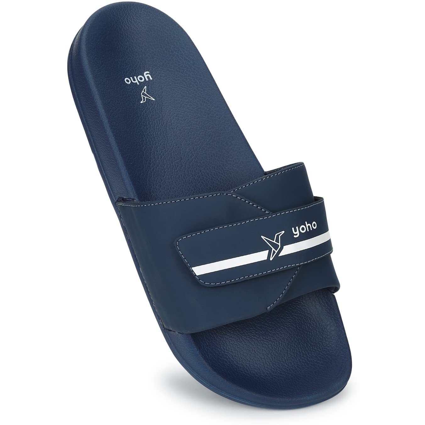 Yoho Drystep Slides For Men | Water-Friendly | Super Flexible | Adjustable Strap | Skin Friendly | Lightweight And Comfortable Stylish Sliders Slipper For Mens