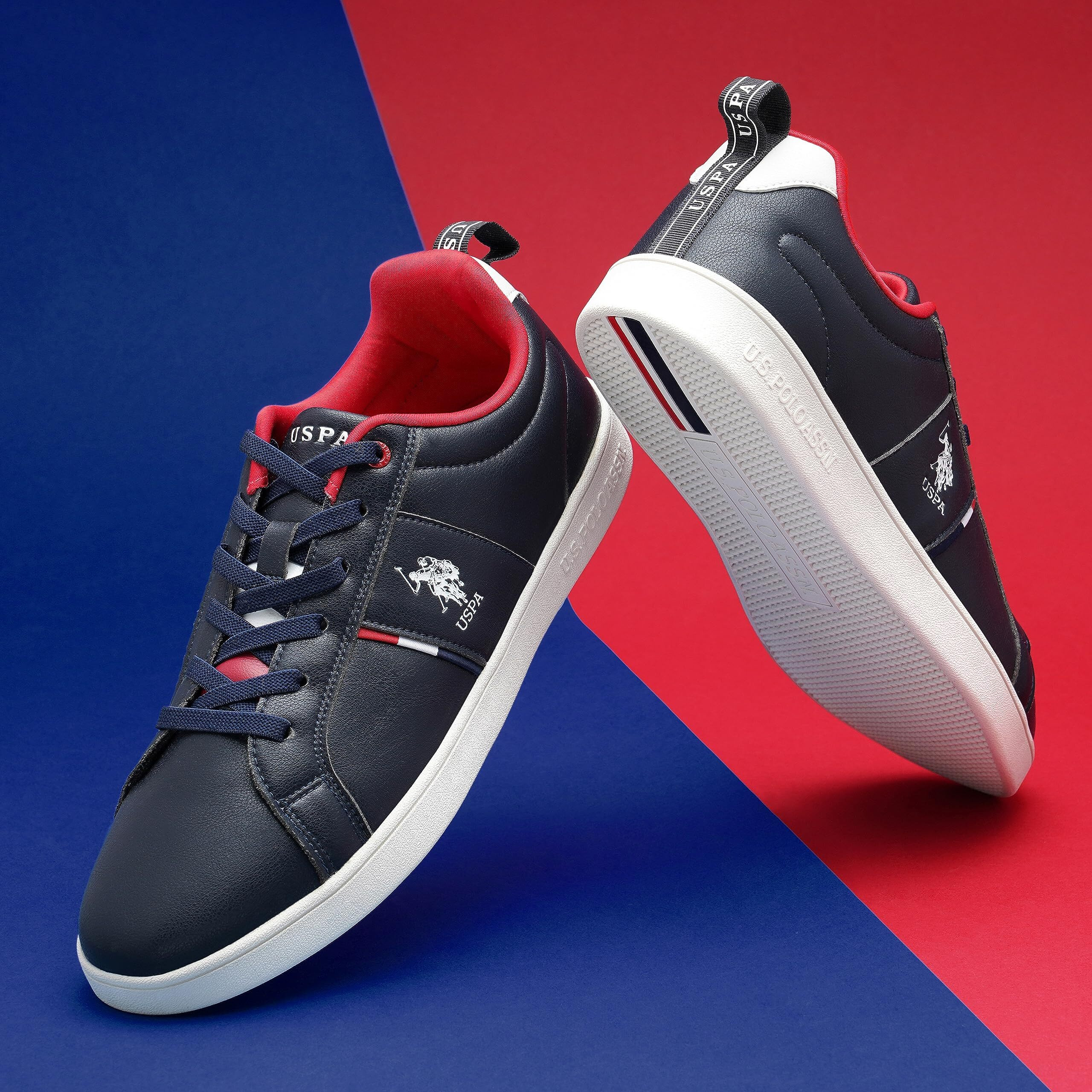 U.S. Polo Assn. Lester Men's Navy Sneakers-(Uk/8) (Us/9) (2Fd22555N01)