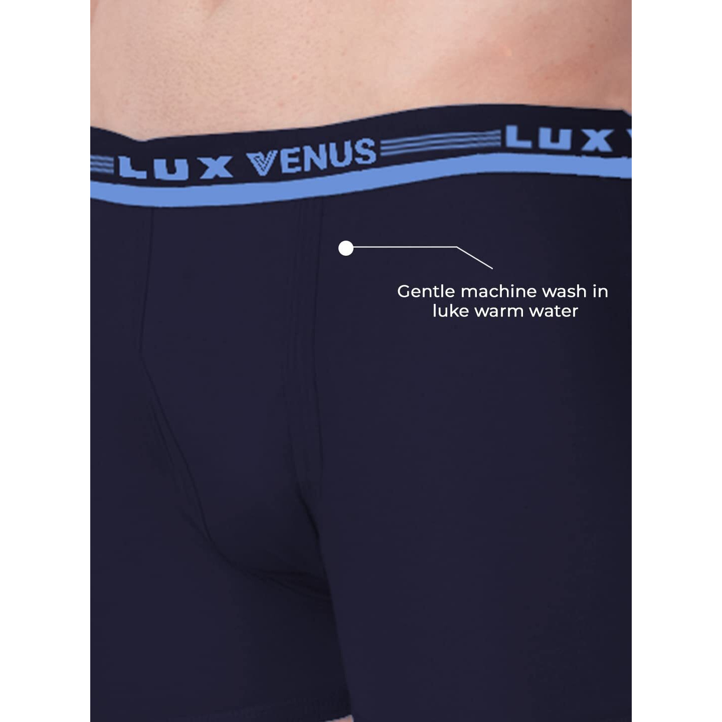 Lux Venus Pure Cotton Drawer For Men (Pack Of 7) Multicolour