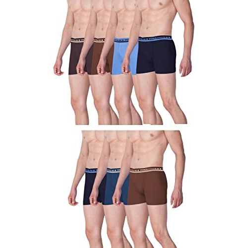 Lux Venus Pure Cotton Drawer For Men (Pack Of 7) Multicolour