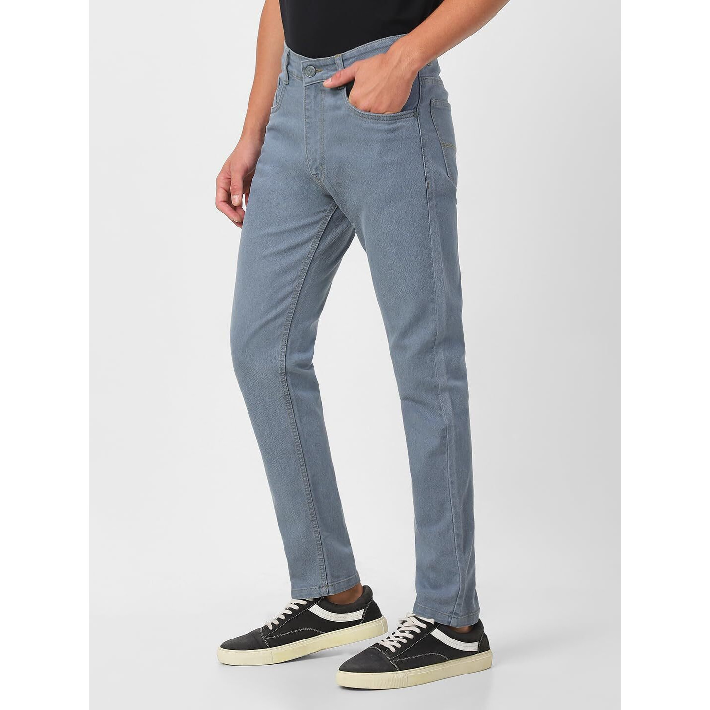 Urbano Fashion Men's Slim Fit Jeans (Epsjean-Lgrey-28_Light Grey_28)