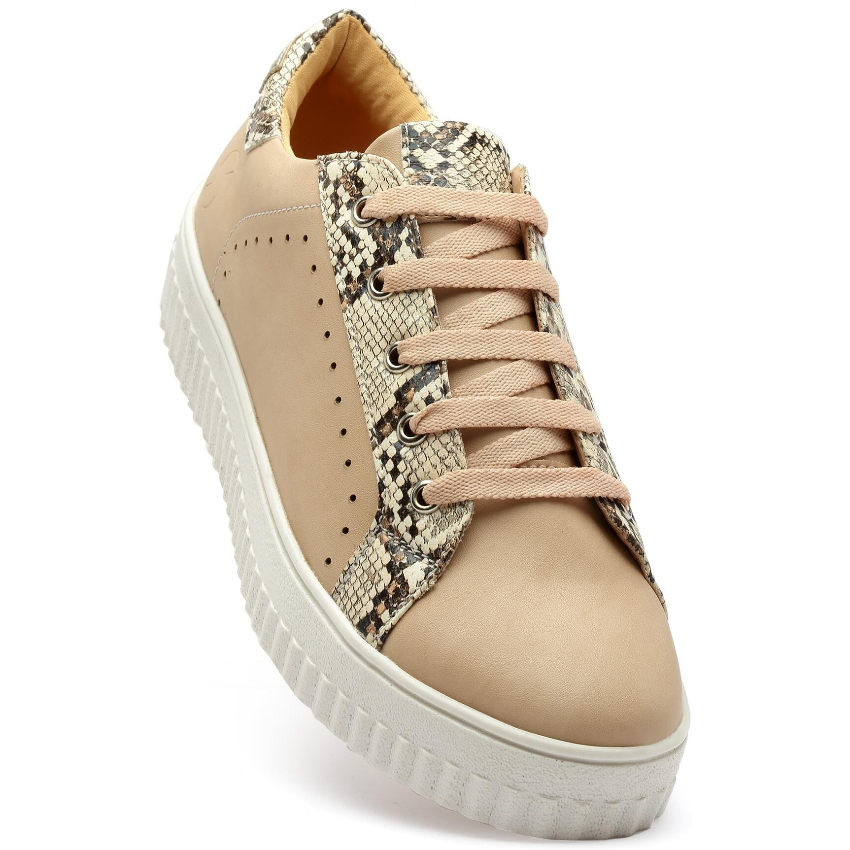 Solethreads Snape | Women Casual Sneakers Shoes | Soft Cushioned Insole | Slip-Resistance | Arch Support| Women Shoes | Beige | 7Uk