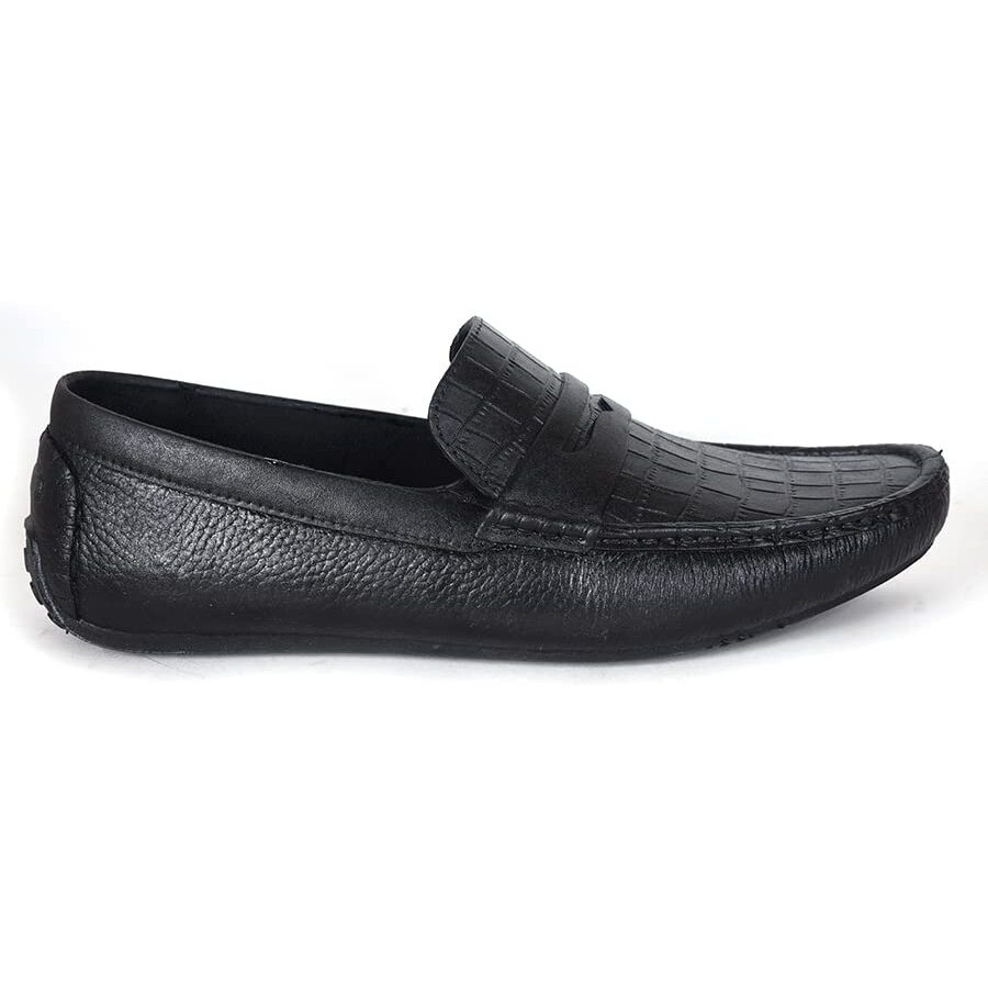 Ajanta Mens Black Loafers (Numeric_7)