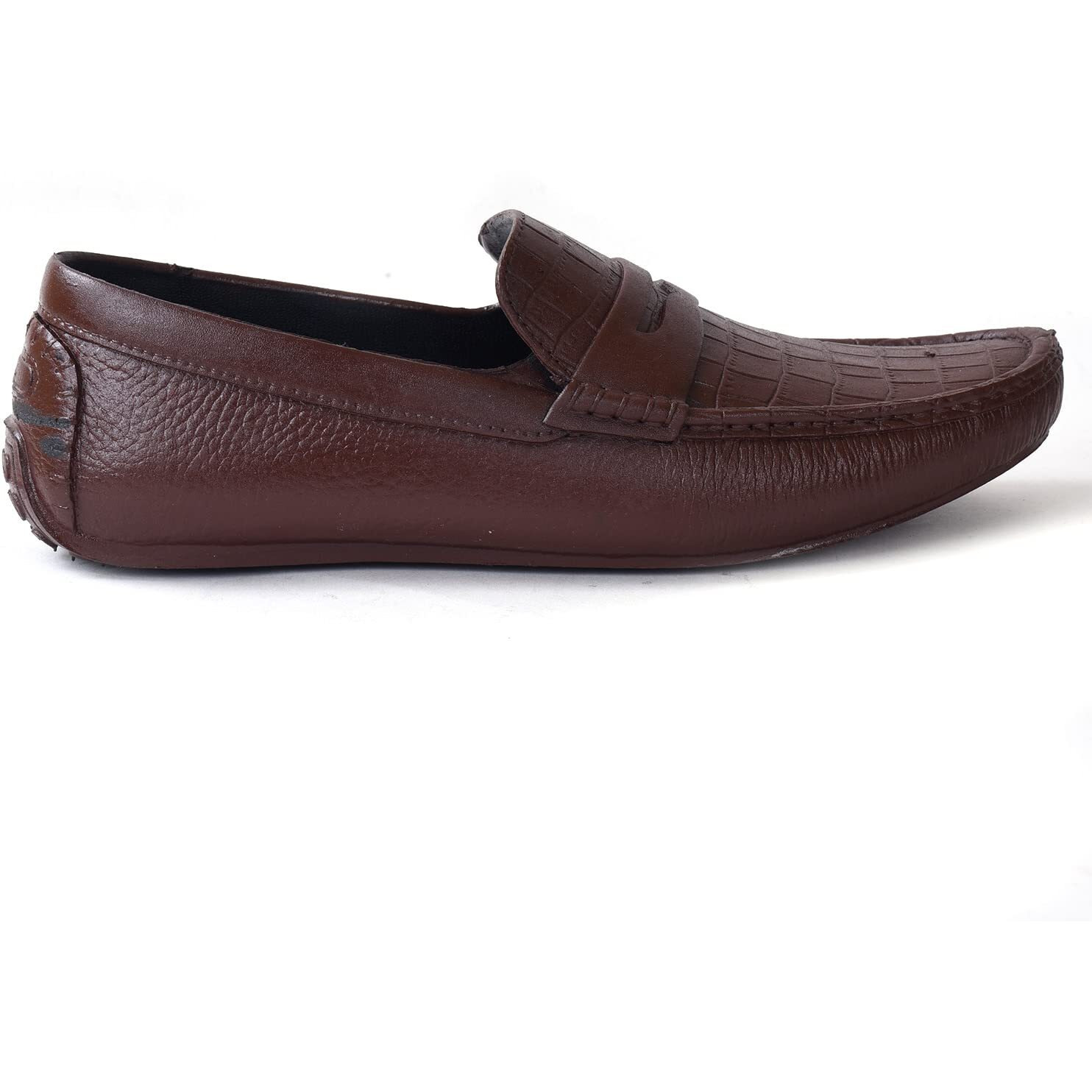 Ajanta Mens Brown Loafers