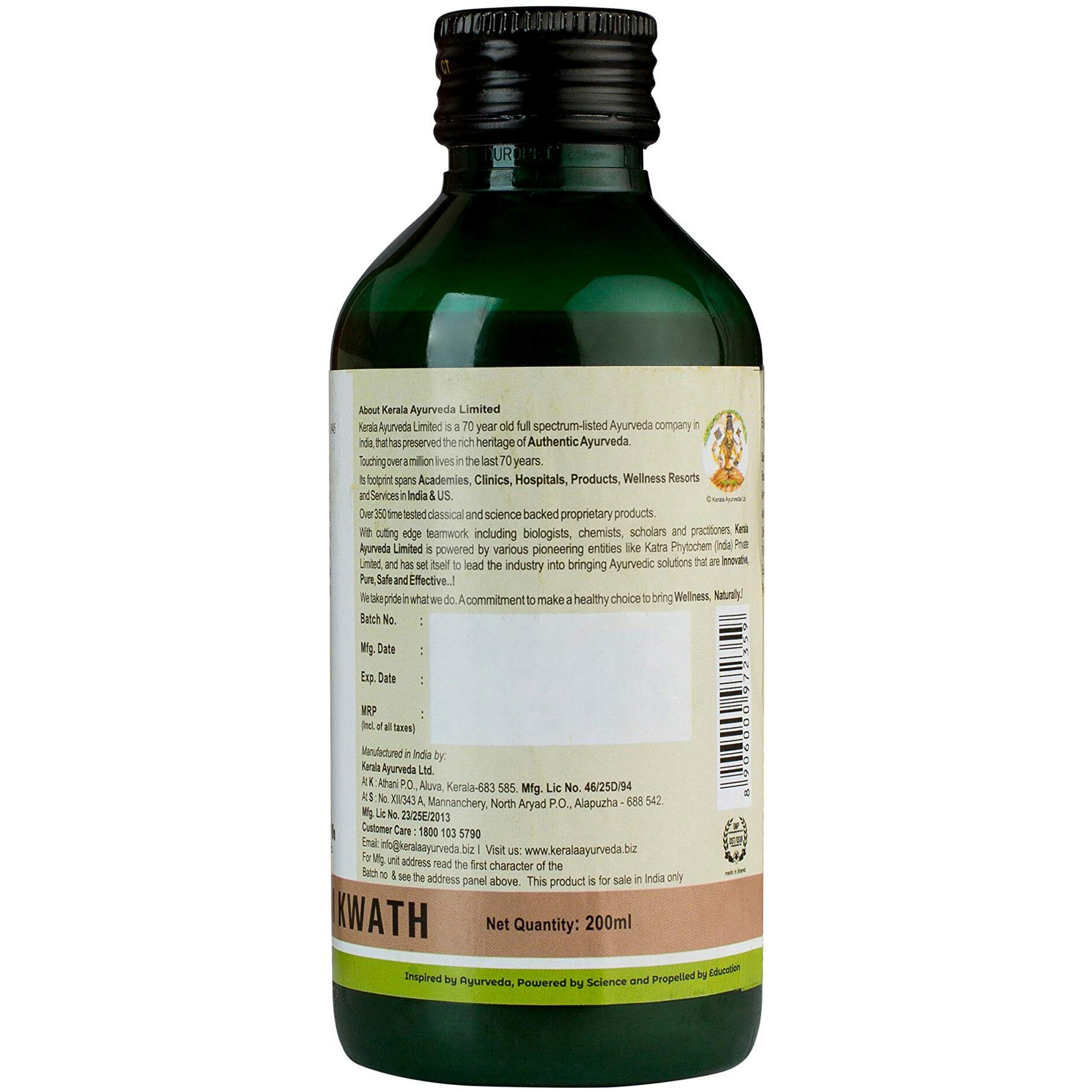 Kerala Ayurveda Rasnasapthakam Kwath 200 Ml