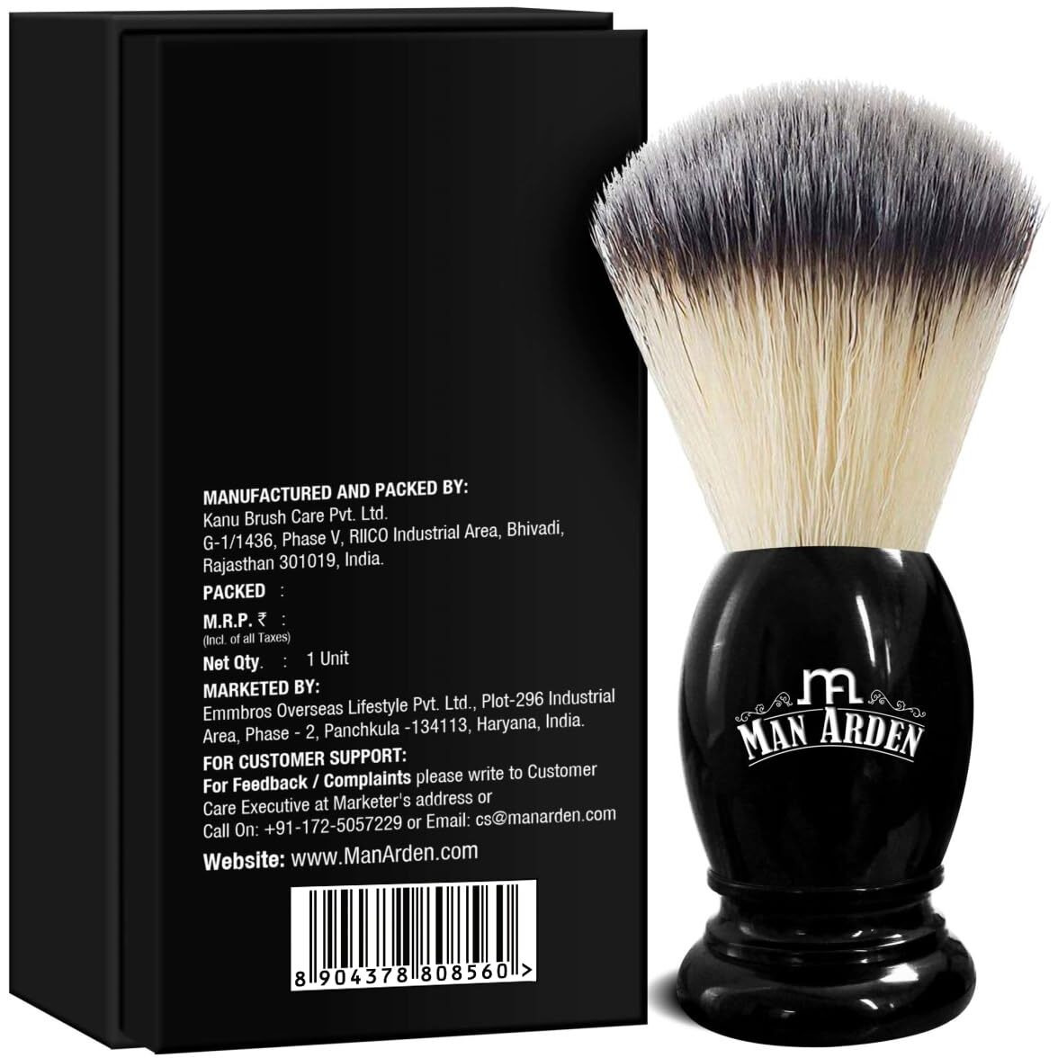 Man Arden Premium Shaving Brush With Extra Soft Bristles