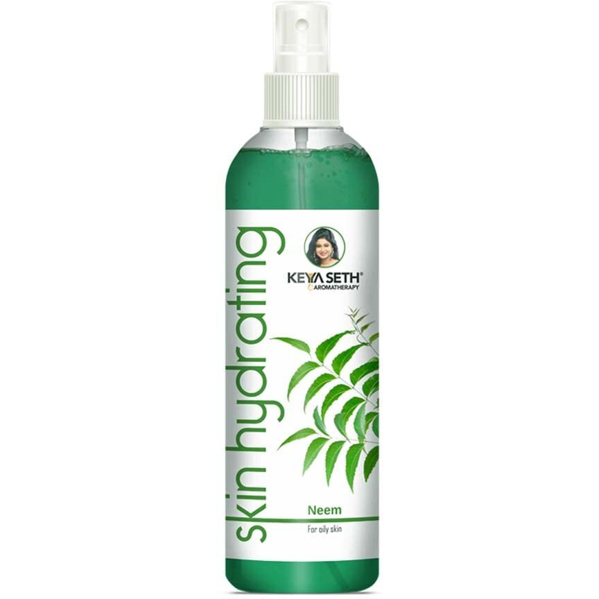 Keya Seth Aromatherapy Skin Hydrating Neem Toner  Anti Acne & Pimple, For Oily Skin. Control Excess Oil & Revitalizing Natural Glow Enriched With Pure Neem & Sweet Geranium Essential Oil.