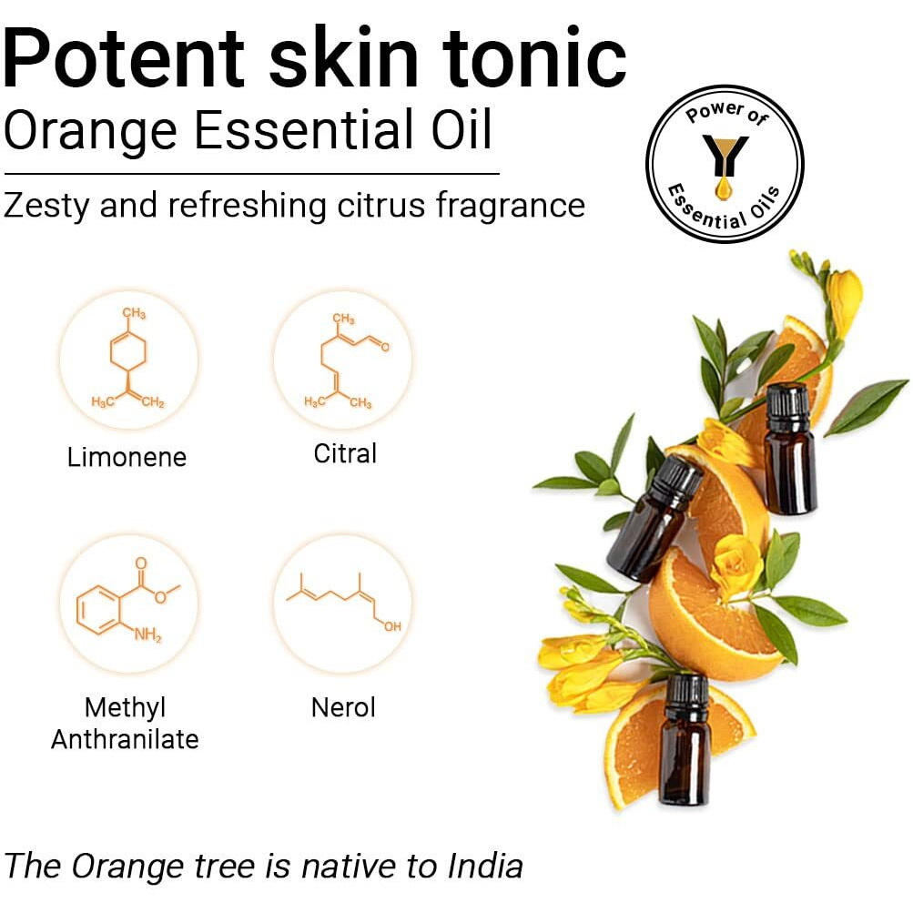 Keya Seth Aromatherapy Skin Hydrating Orange Toner -Nourishing, Brightening Oil Control, Natural Glow Enriched With Pure Essential Oil Of Orange For Dry Skin, 200Ml