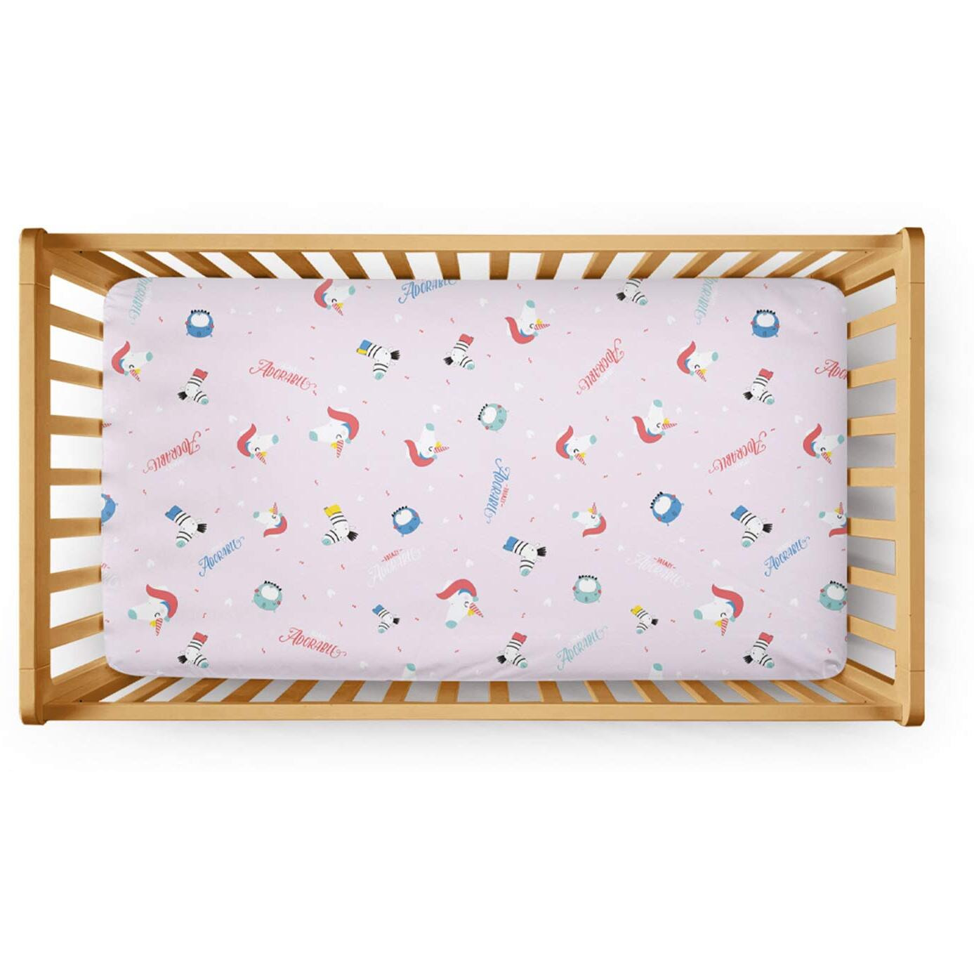 Rabitat Organic Cotton Fitted Crib Sheet For New Borns And Infants - Totally Adorable
