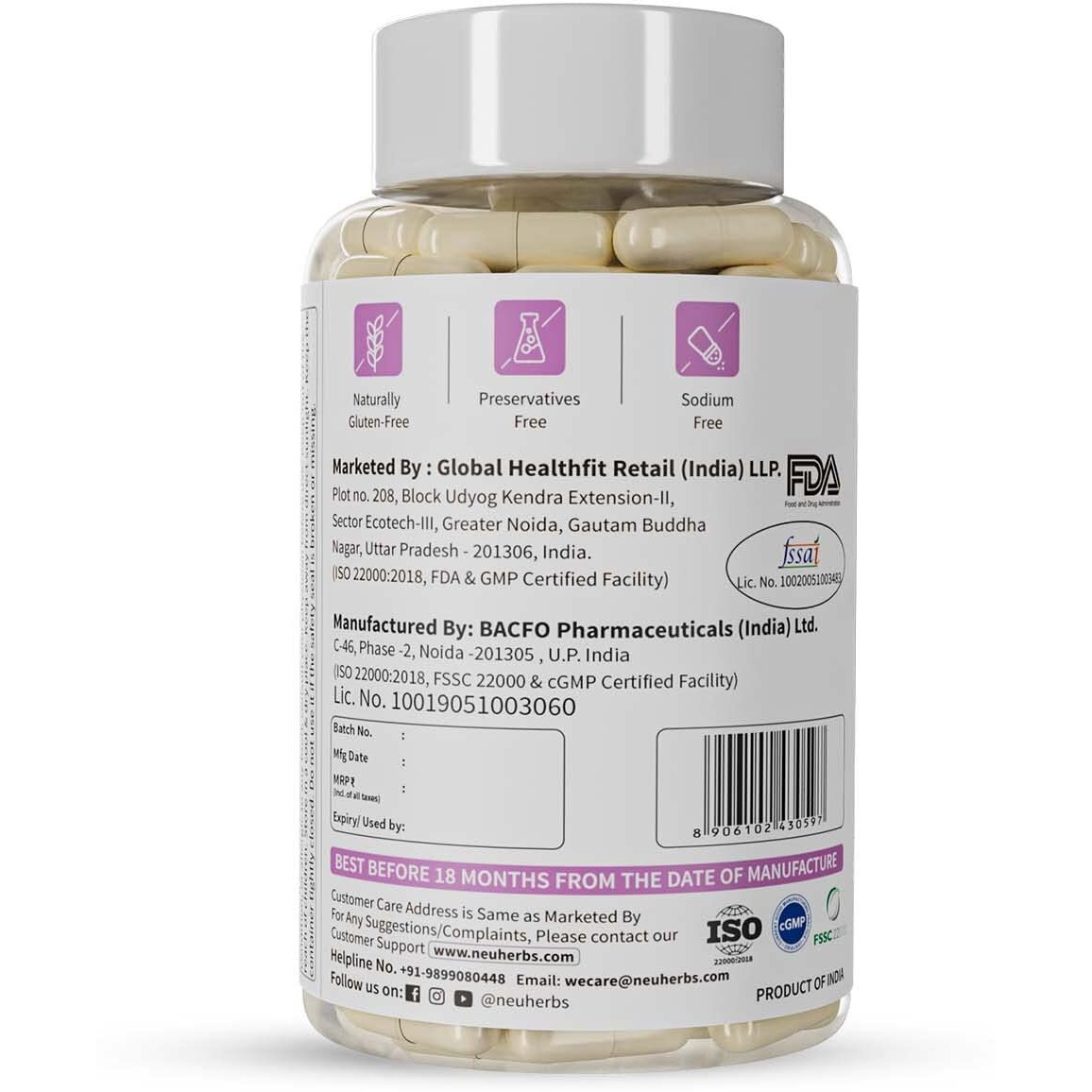 Neuherbs Milk Thistle - 60 Capsules| Liver Detox Supplement With 800 Mg Of Silymarin | Supports Healthy & Strong Liver