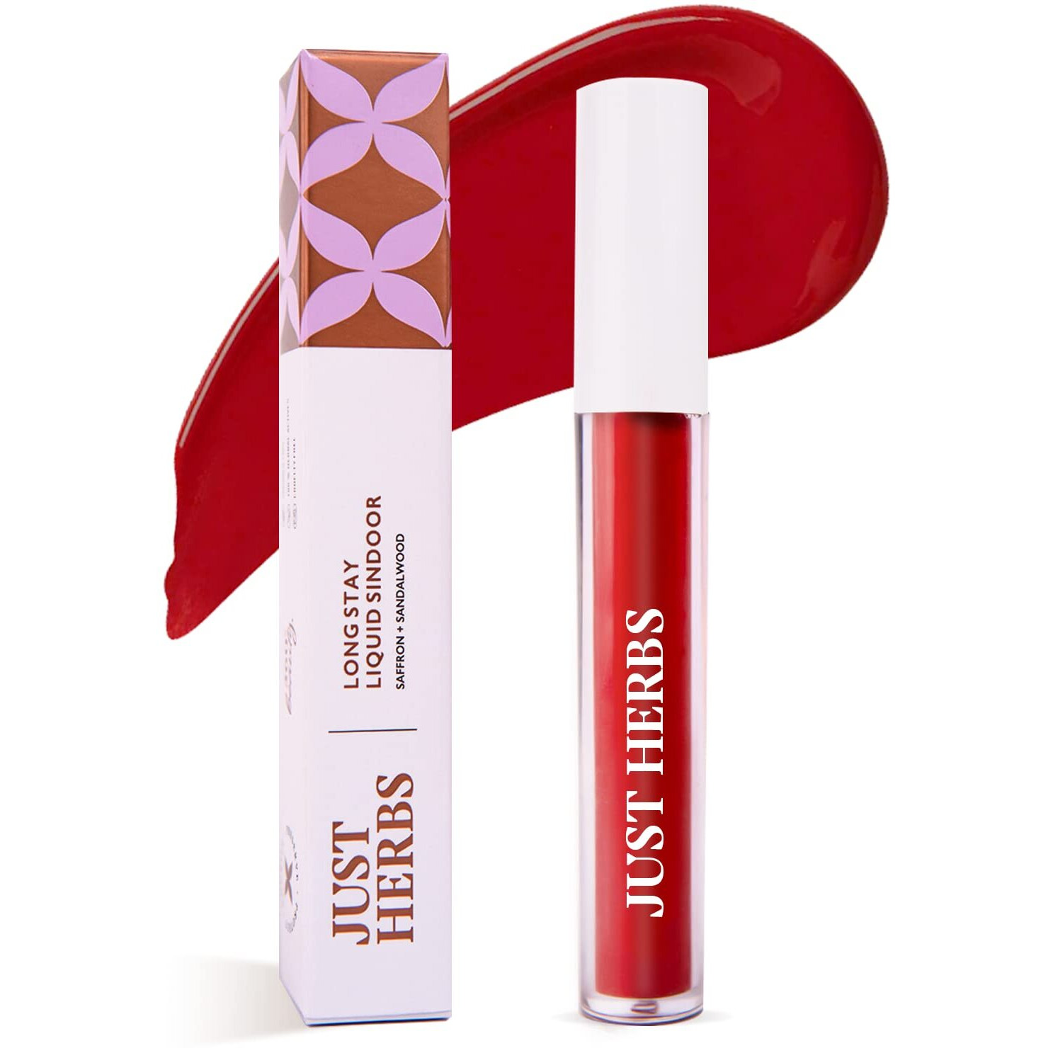 Just Herbs Liquid Sindoor Long Lasting Quick Dry 5G (Scarlet Maroon)