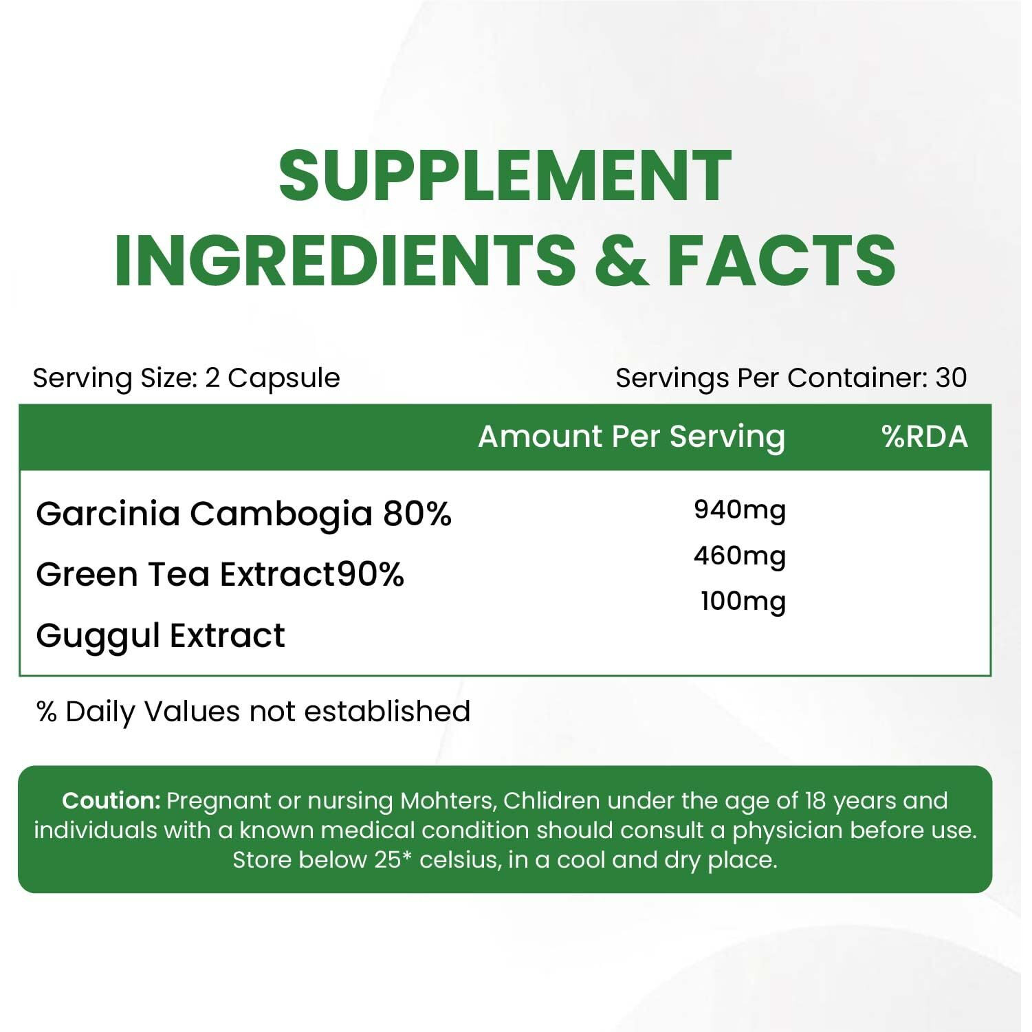 Vlado's Himalayan Organics Garcinia Cambogia Tea Extract 1500Mg Supplement | Weight Loss Management, Fat Burner | Boosts Metabolism & Energy Levels- 60 Veg Capsules