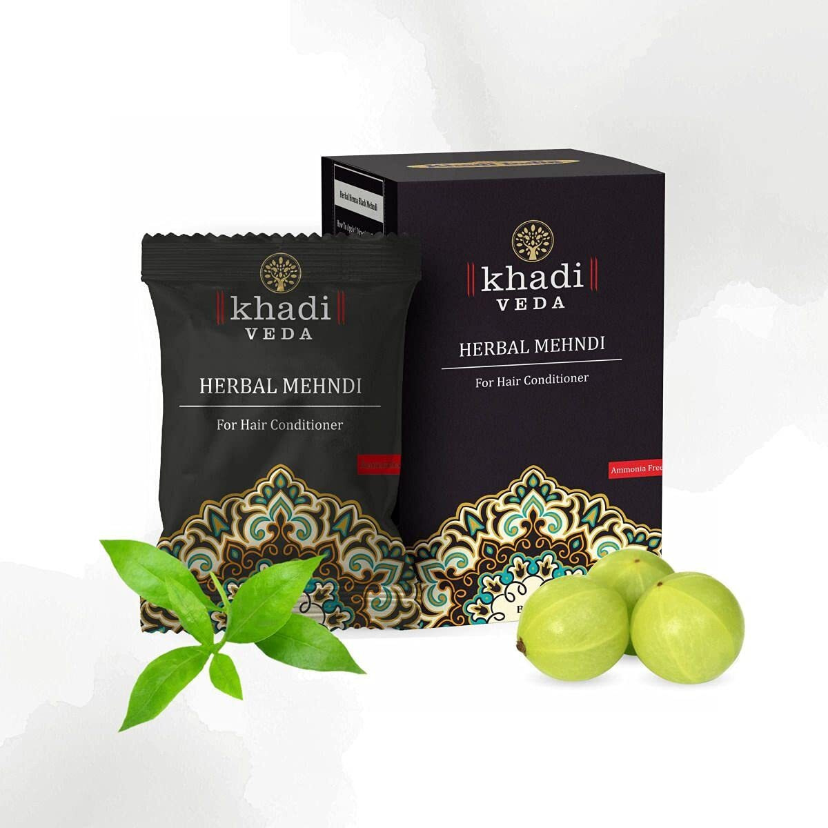 Khadi Veda Herbal Mehndi Henna Powder 100Gm (Black)