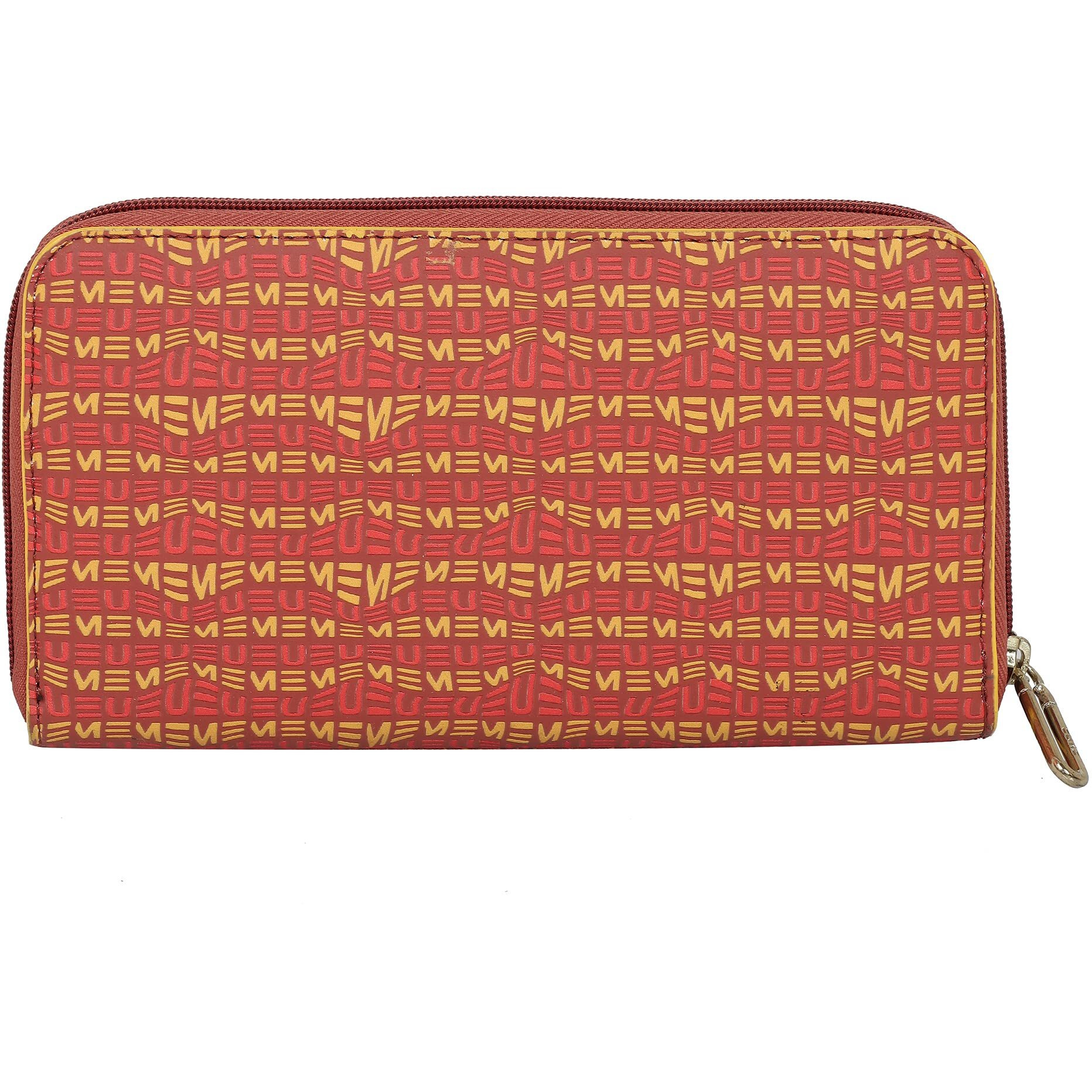 Eume Shaffron Wing Vegan Leather Dragonfly Uv Printed Wallet For Women | Ladies Purse With Card Holders Phone Pocket | Purse For Women |Hot Sauce Red Color