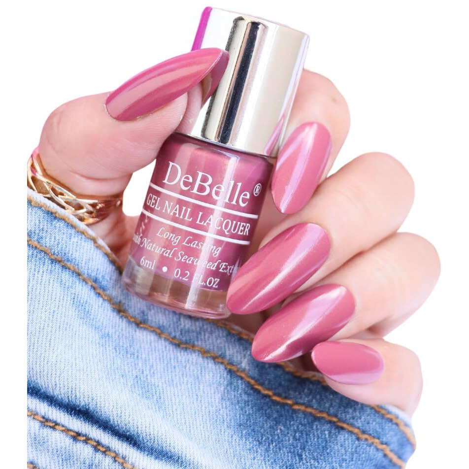 Debelle Gel Glossy Finish Nail Polish (Non- Uv) | Long Lasting | Seaweed Enriched |Chip Resistant | Toxic & Cruelty Free | 6Ml (Poise Nicole)