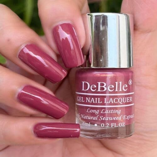 Debelle Gel Glossy Finish Nail Polish (Non- Uv) | Long Lasting | Seaweed Enriched |Chip Resistant | Toxic & Cruelty Free | 6Ml (Poise Nicole)