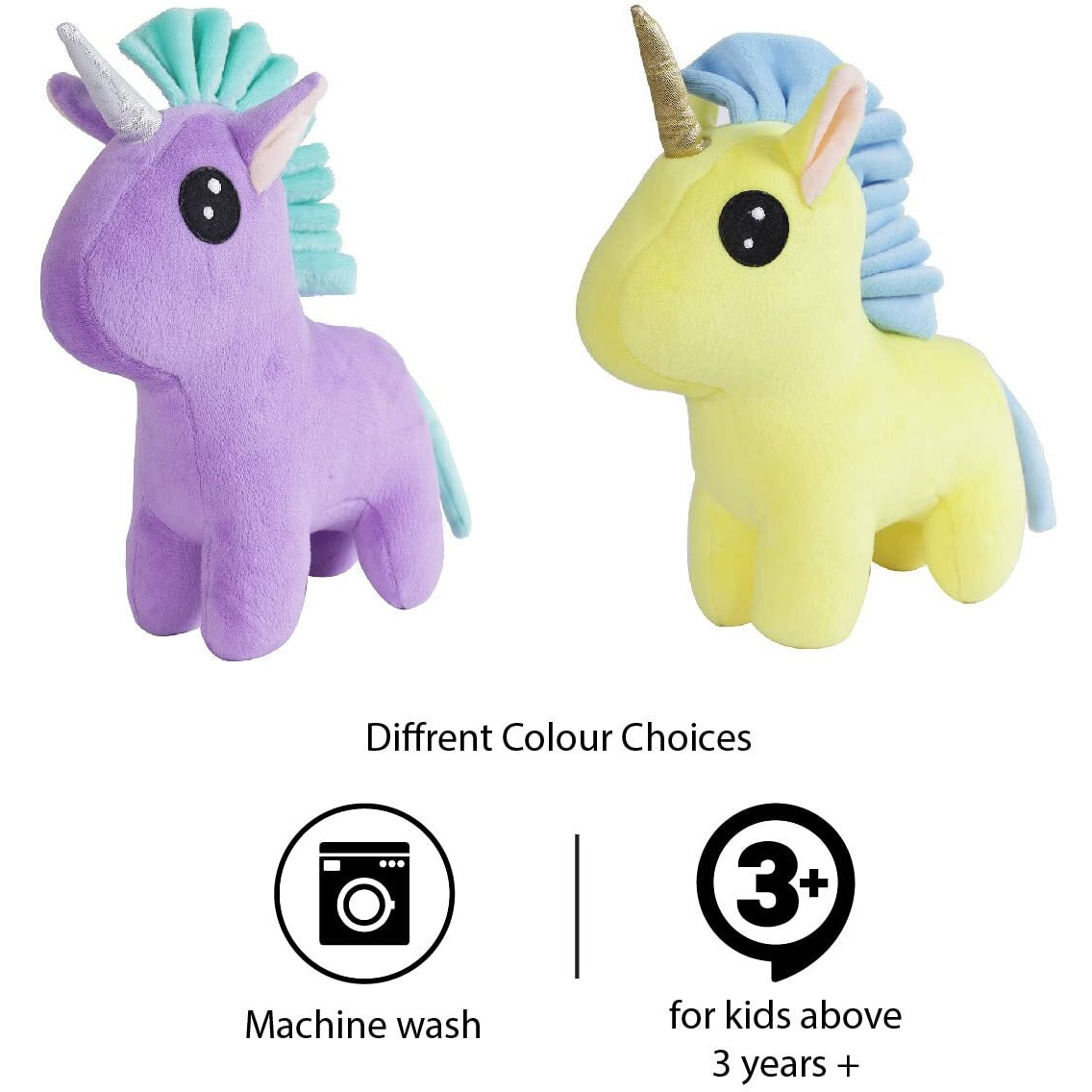 Furrendz Radiant Unicorn 10" Plush|Animal Character Soft Toy-Unicorn|Furry Plush|Soft & Anti Allergic Fabric|Safe For Kids|Role Playtoy|Easy To Wash|Best Birthday&Return Gift For Kids 1+|Made In India