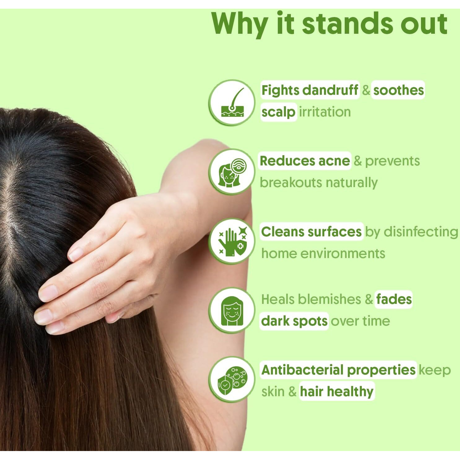 Aravi Organic Tea Tree Essential Oil For Skin, Hair, Face, Acne Care, Dandruff - 100% Pure, Natural And Undiluted - 15 Ml