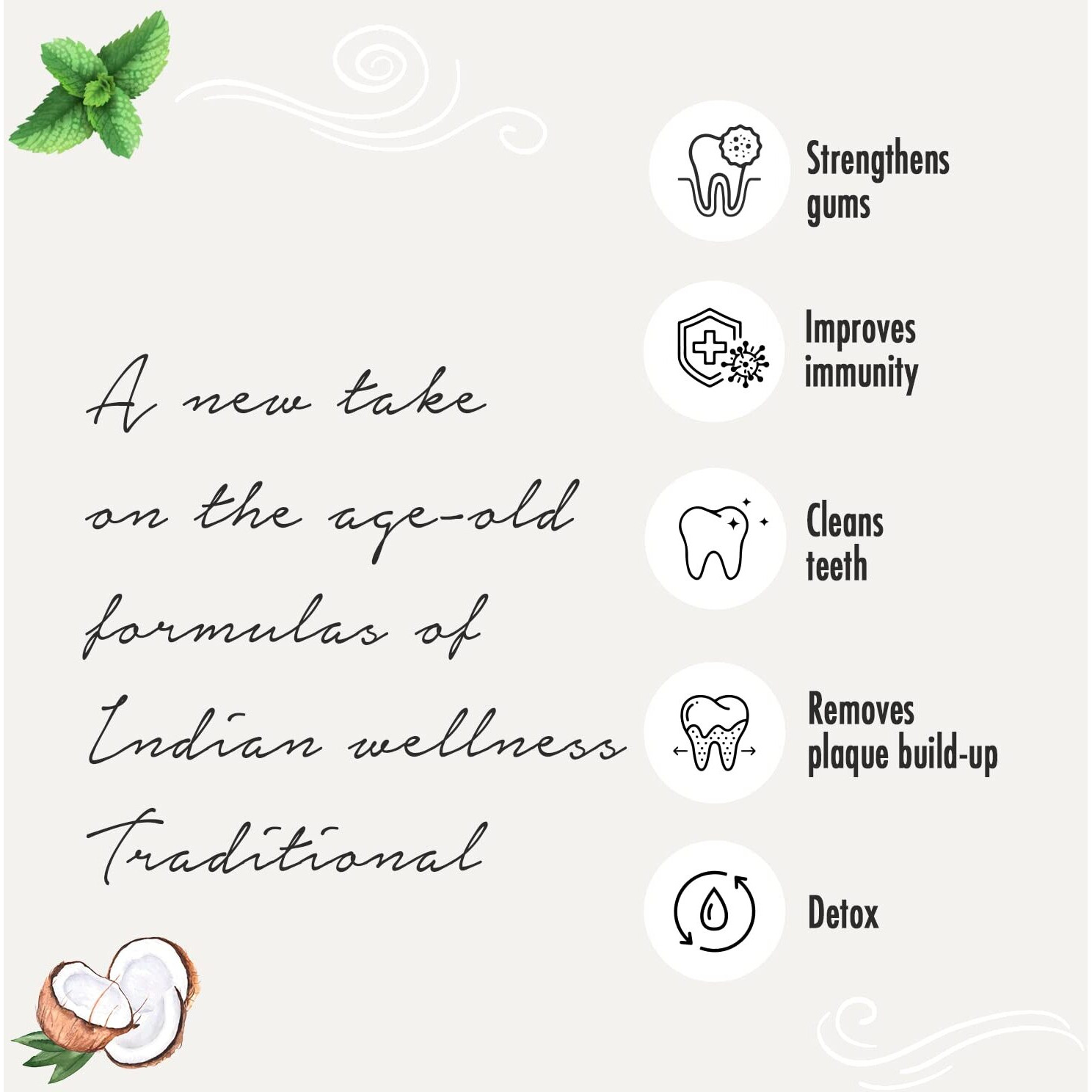 Birdsong Oil Pulling Ayurvedic Dental Mouthwash For Healthier Oral Hygiene, Immunity, Detoxification, Bad Breath Whitens Teeth & Freshens Breath  Mint Flavor - Pack Of 1, 190 Ml