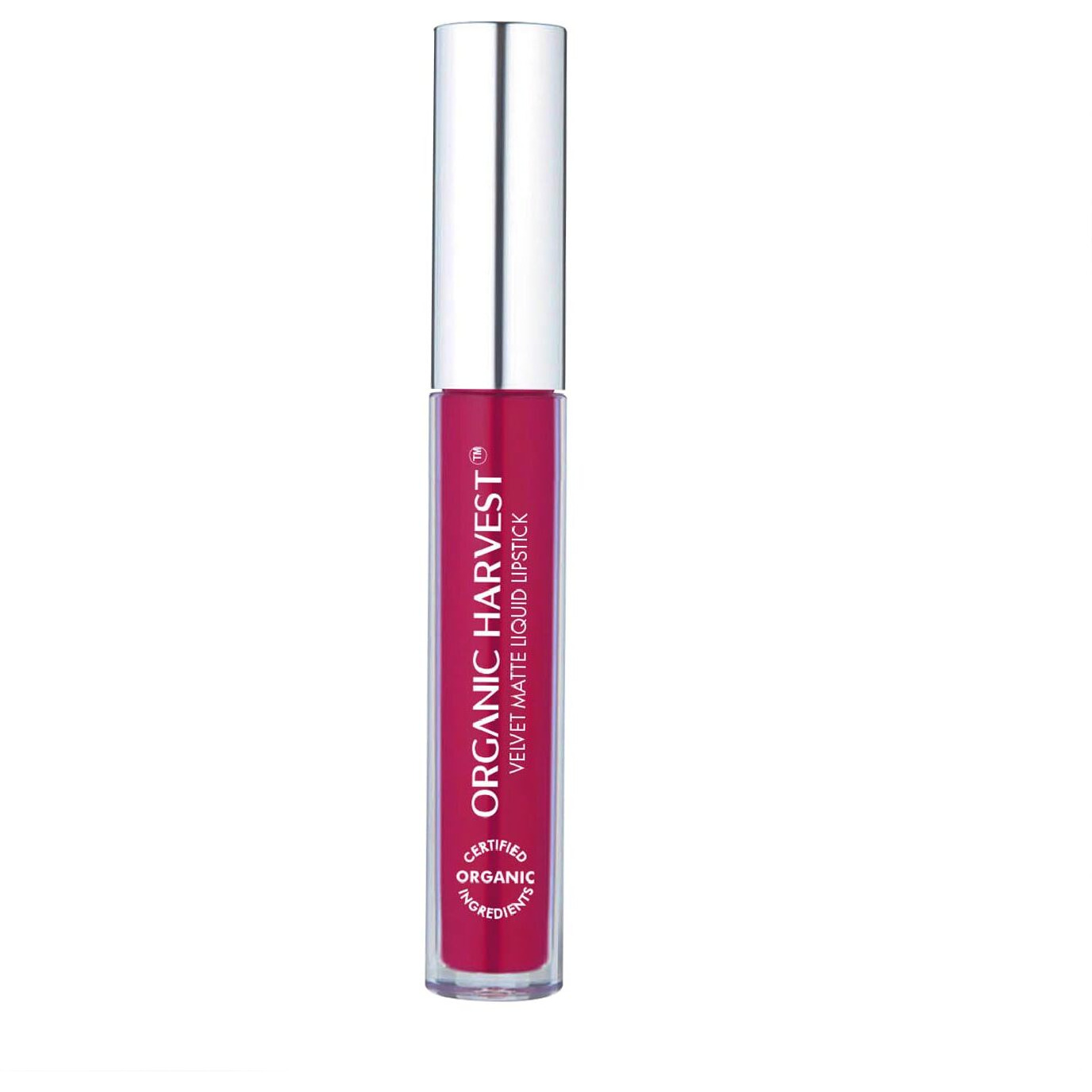 Organic Harvest Velvet Matte Liquid Lipstick Rosebud Pink | Long-Lasting Pink Lipstick | Waterproof & Smudge-Proof | Transfer-Proof Hydrating Formula | Certified Organic | Cruelty-Free & Vegan, 2.6Ml