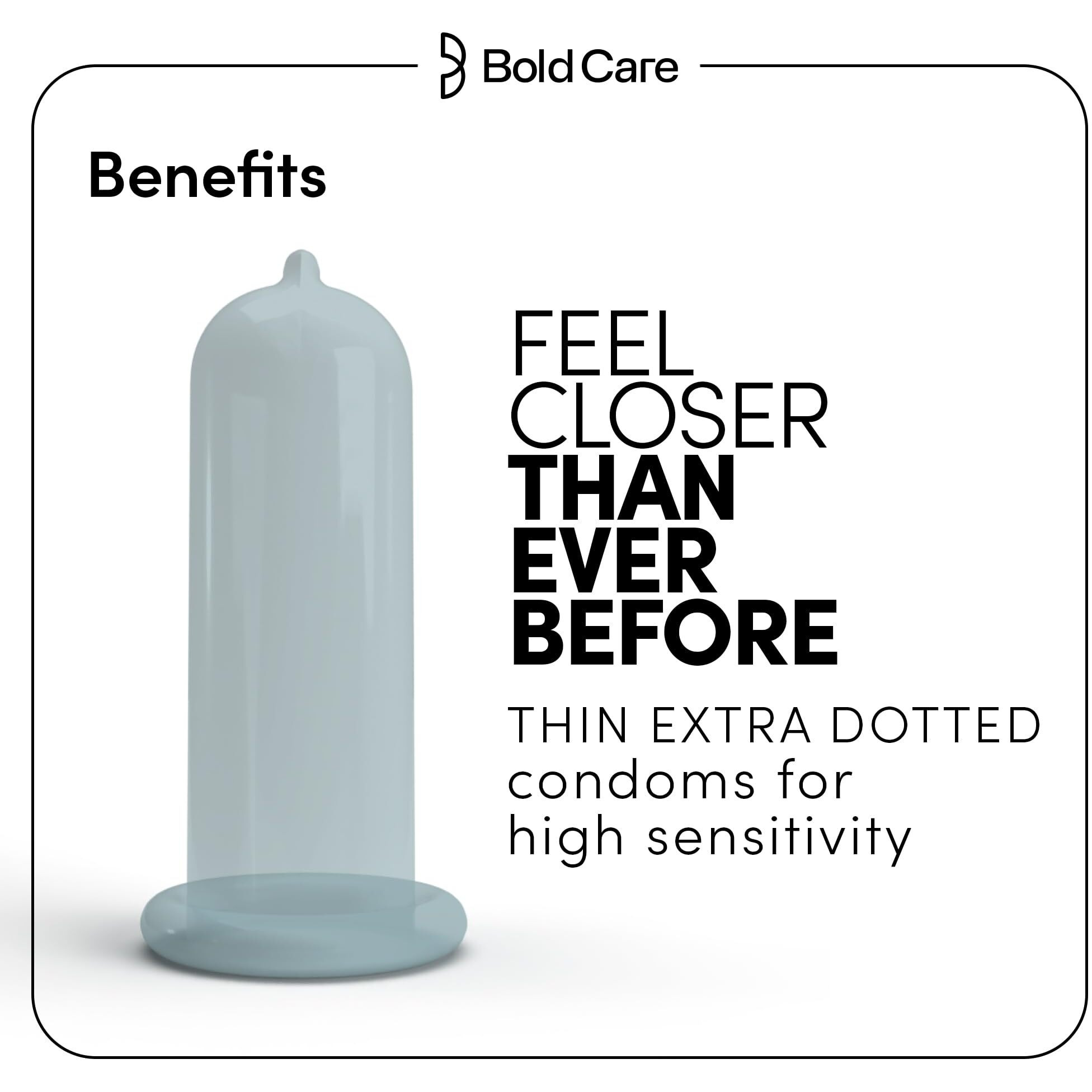 Bold Care 404 Extra Dotted Condom For Men (Pack Of 1 (10 Units))