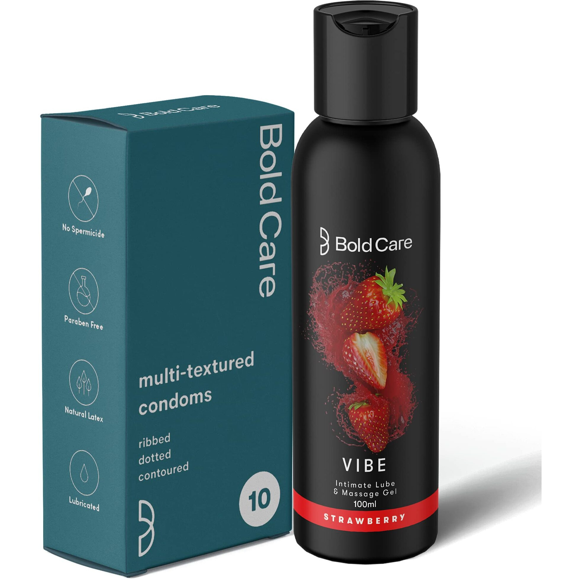 Bold Care Multi-Textured Condoms (Mtc + Vibe 2)
