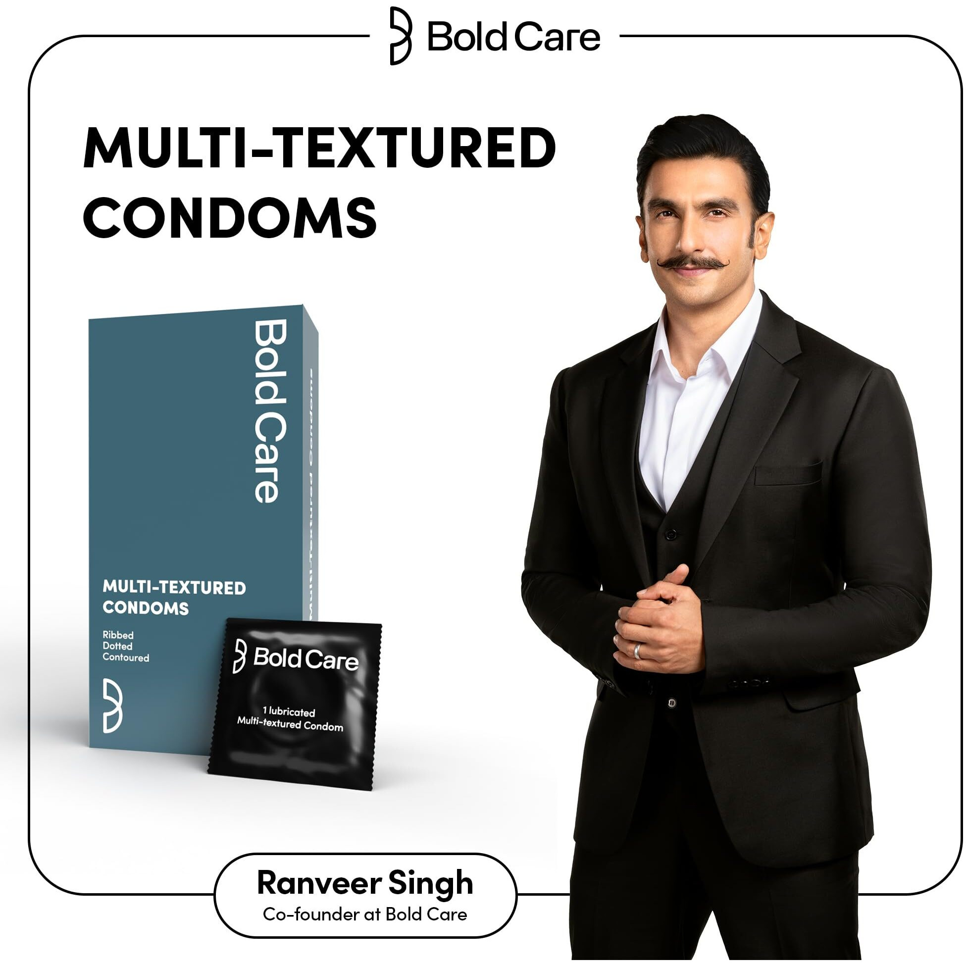 Bold Care Multi-Textured Condoms (Mtc + Vibe 2)