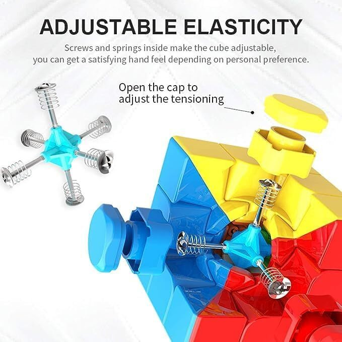 Cubelelo Twist 3X3 Speedcube | Stickerless Cube For Kids & Adults | Magic Speedy Stress Buster Brainstorming Puzzle Multicolor Design