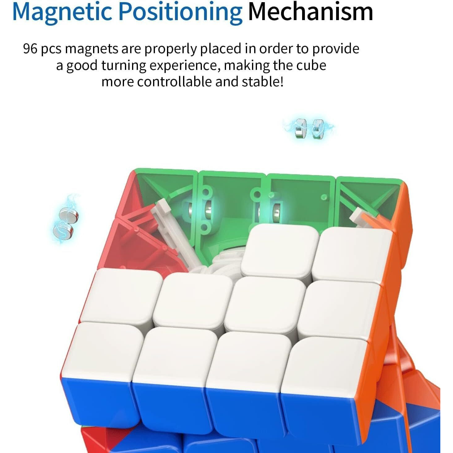 Cubelelo Drift 4M 4X4 (Magnetic) Speed Cube | Aka Revenge Cube | Combines Smoothness And Stability | New Upgrade A Fresh Choice For Beginners | (Multicolor)