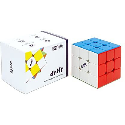 Cubelelo Drift 3M Pro 3X3 Stickerless Speed Cube | Magnetic Cube For Kids & Adults Magic Speedy Stress Buster Brainstorming Puzzle