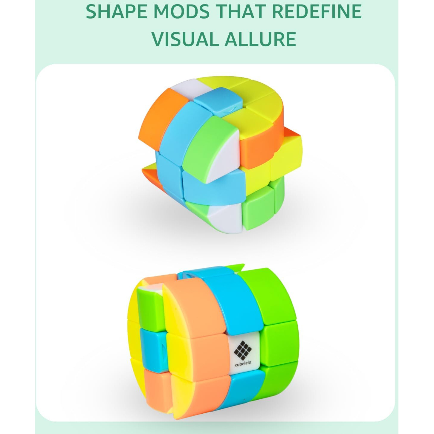 Cubelelo Drift Column 3X3 Stickerless Speedcube Puzzle | Unique Cylindrical Speed Cube | Ultimate Stress Buster & Brainstorming Challenge For Kids & Adults | Smooth, Fast Puzzle For All Skill Levels