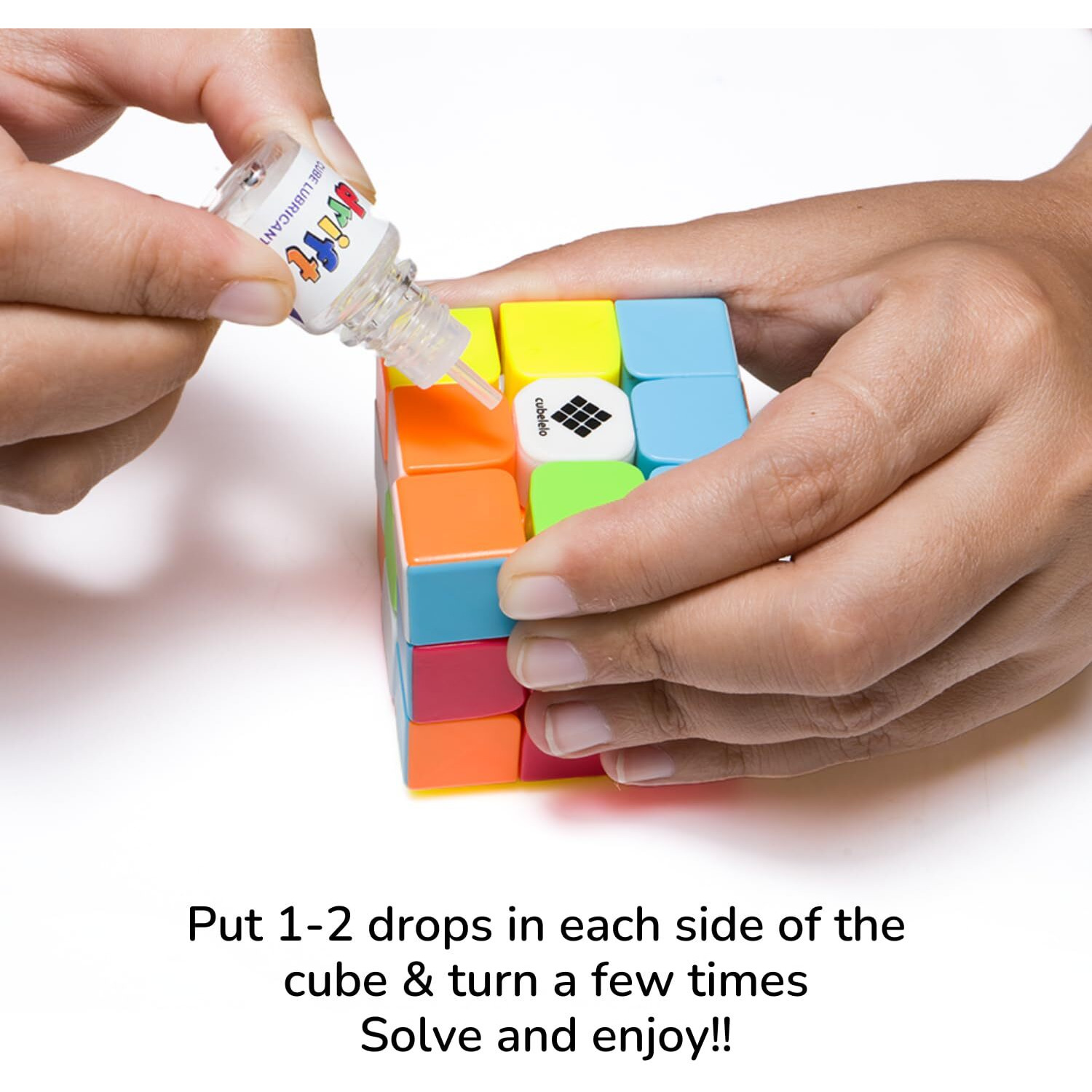 Cubelelo Drift Warrior 3X3 & Premium Cube Lubricant Combo | Speed Cube Set For Fast, Smooth, Professional Solving | Ultimate Kit For All Your Speedcubing Needs Multicolor For Kids, Adults All Ages