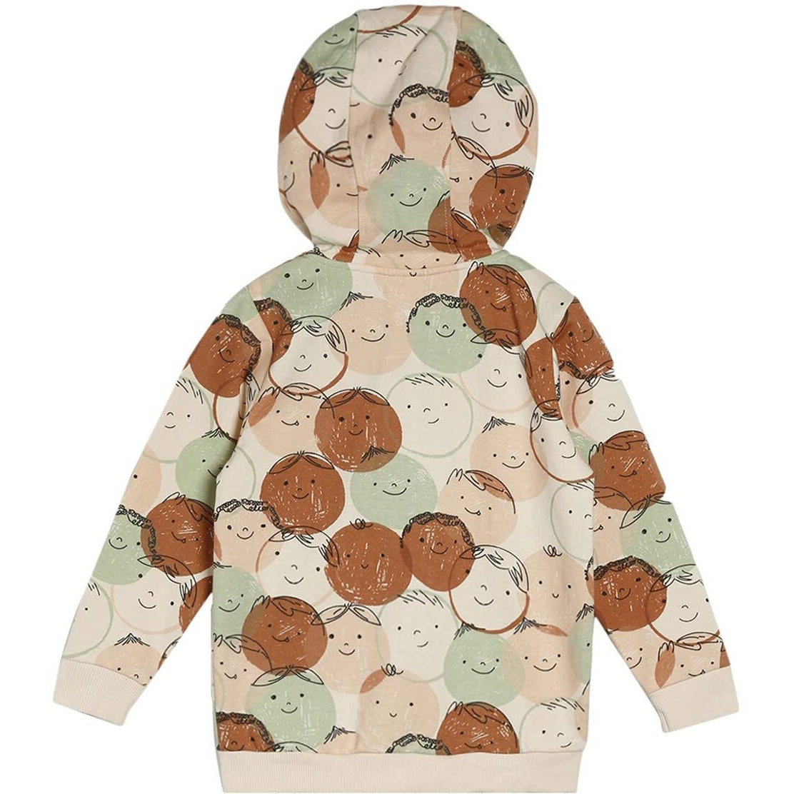 Miniklub Boys Hooded Full Sleeve Knitted Cotton Peach Color Jacket (3-4Y)
