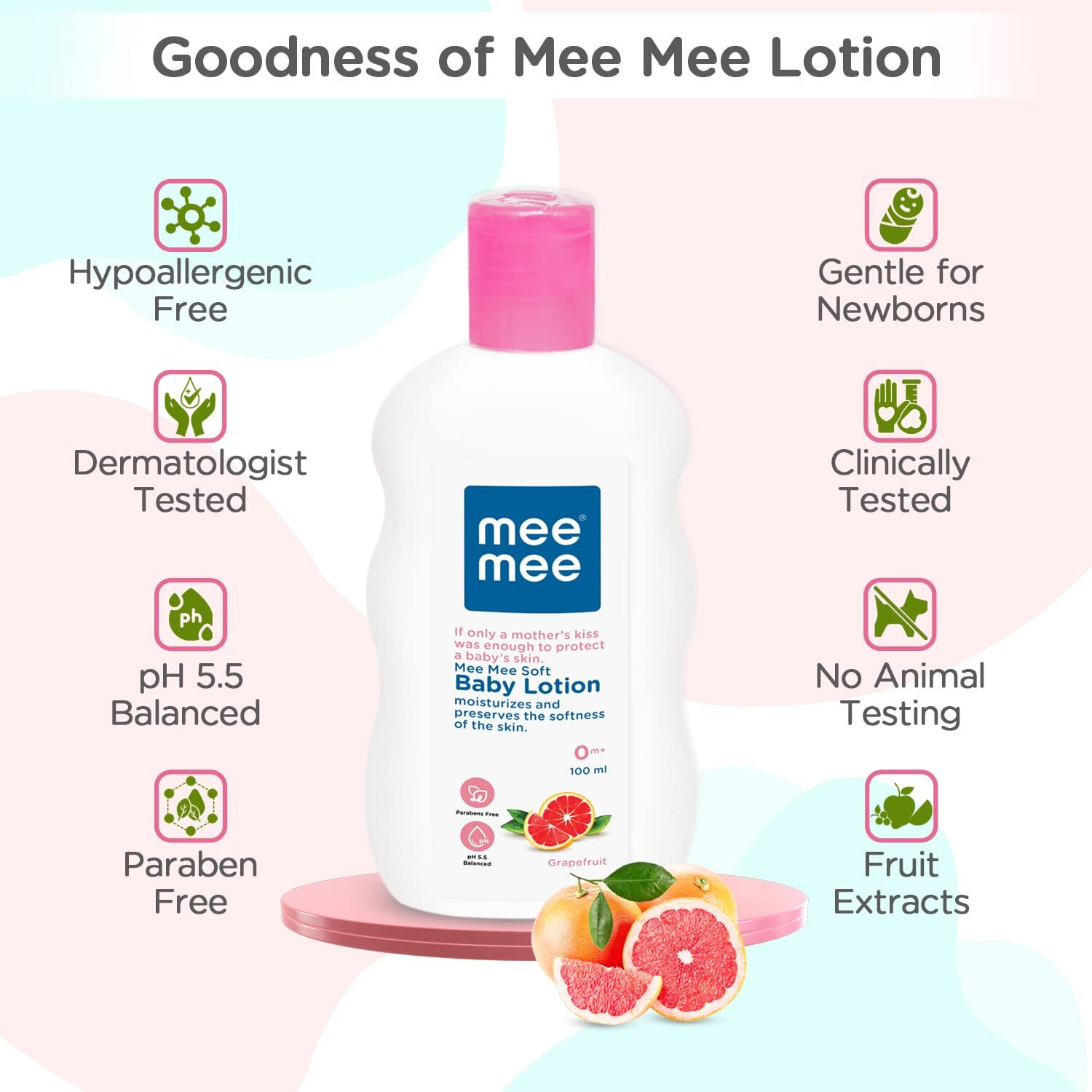 Mee Mee Baby Bundle Of Joy Gift Set For Newborn | Baby Lotion,Shampoo,Baby Soap And Wet Wipes For Smooth Skin And Gentle Care | Gift Pack Of 4