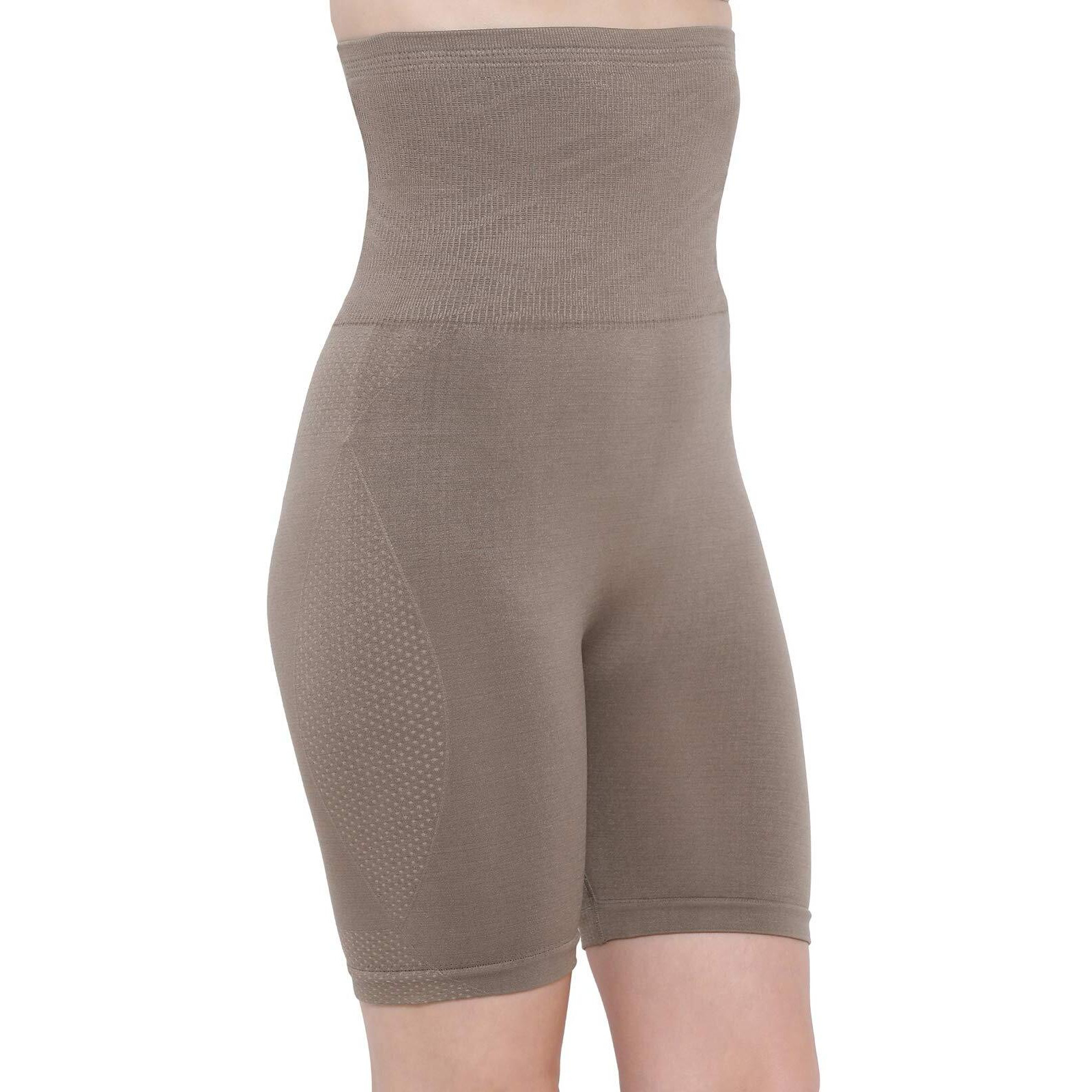 Clovia Women's 4-In-1 Shaper - Tummy, Back, Thighs, Hips - Grey (Sw0007P01_Grey_Xxl)