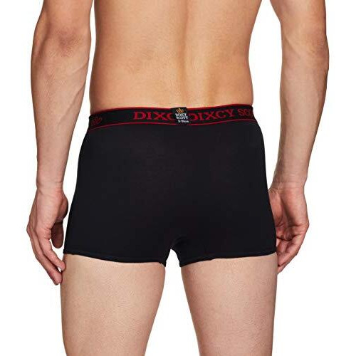 Dixcy Scott Cotton Originals Mens Trunk Snug Fit Solid Innerwear - Swish Trunk(Black And Dark Grey - Pack Of 2 )-S
