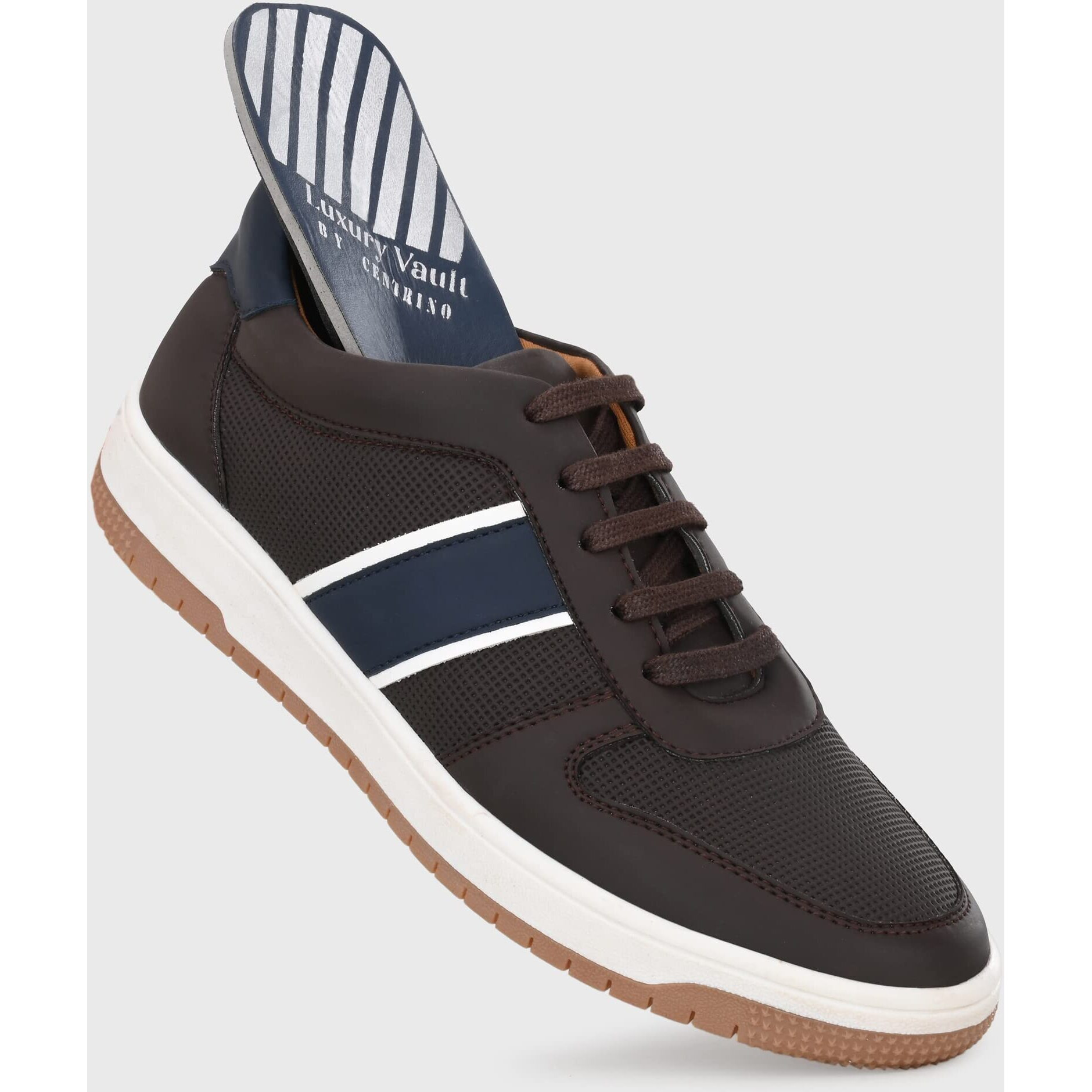 Centrino Men's 6008 Brown Sneakers_9 Uk (6008-02)