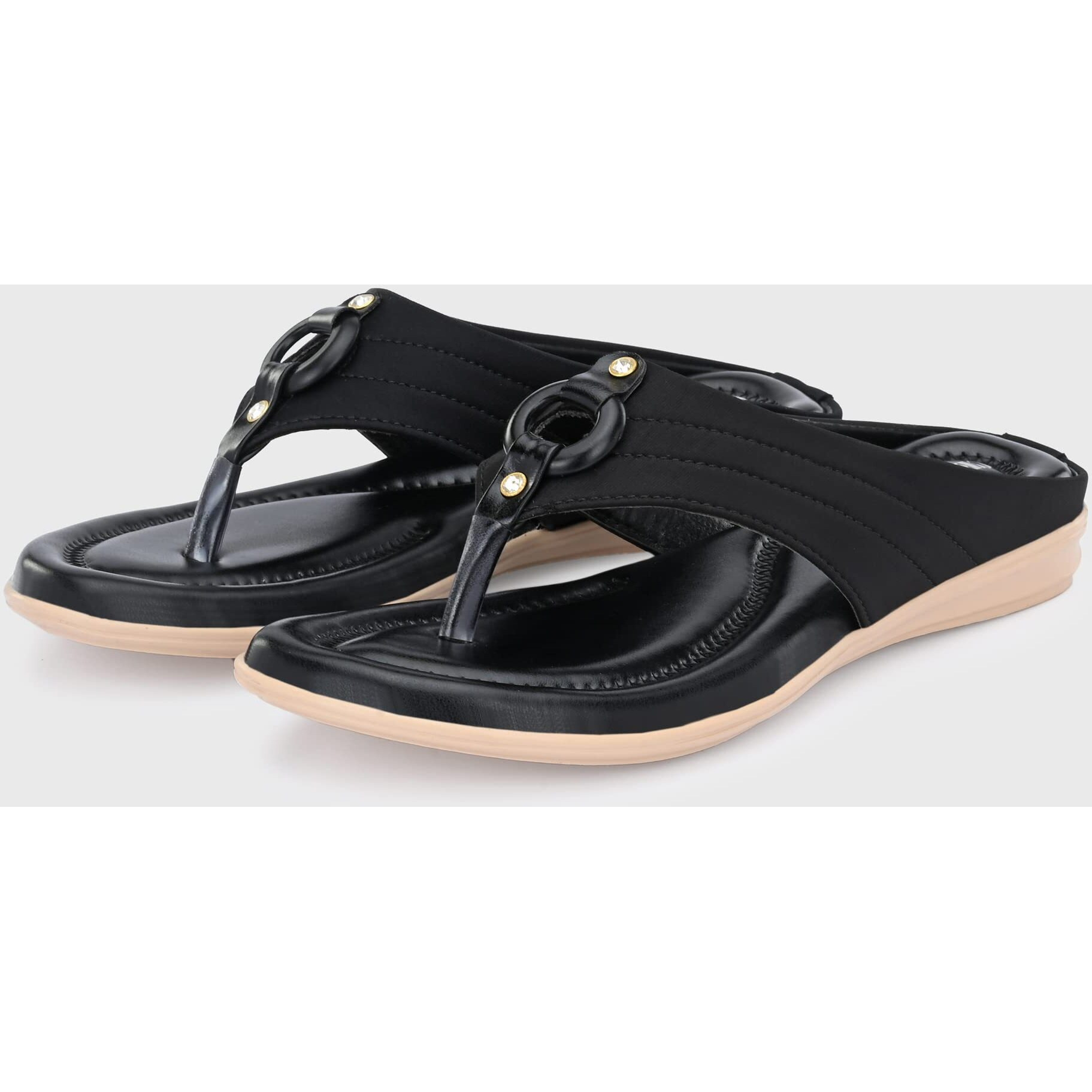 Centrino Women's 1951-4 Sandal, Black, 4 Uk