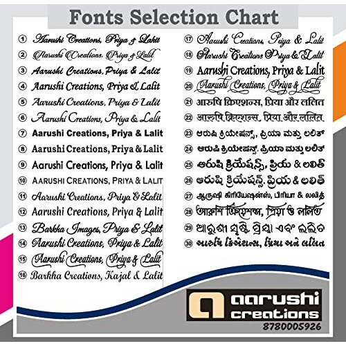 Aarushi Creations Acrylic Name Plate (12 X 8 Inch, White)