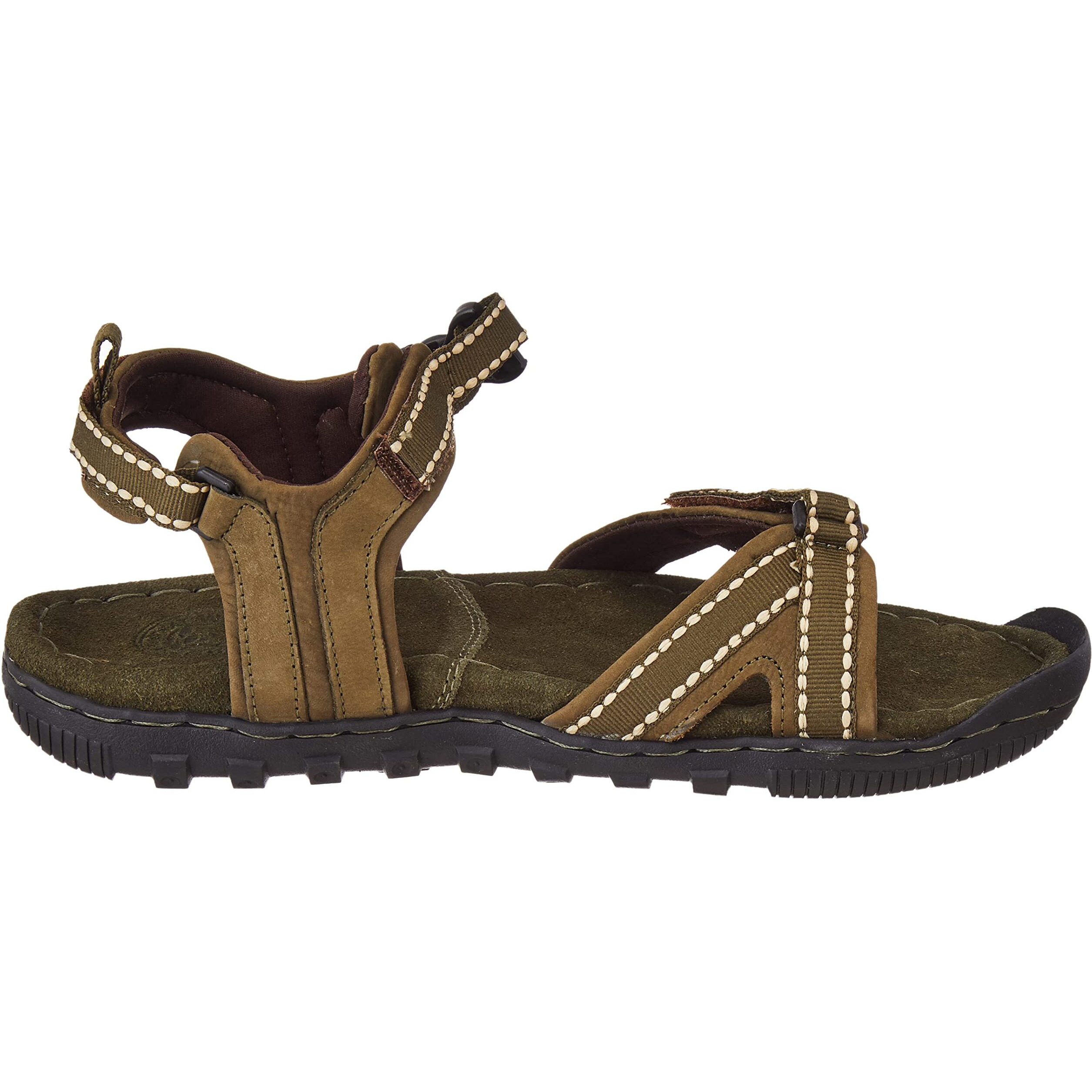 Woodland Mens Gd 2665117Nw Olive Green Sandal - 7 Uk (41 Eu) (Gd 2665117Nw)
