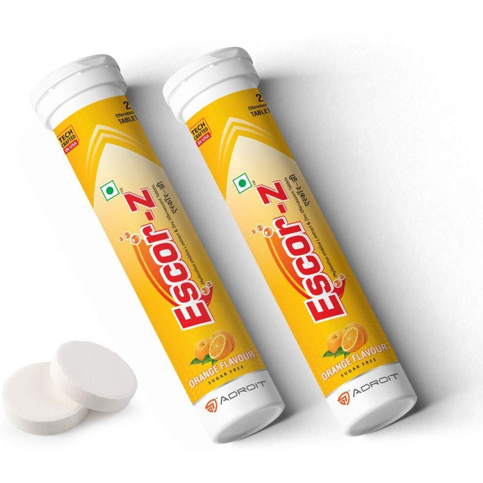 Escor-Z Orange Flavour (Pack Of Two) - Tablet