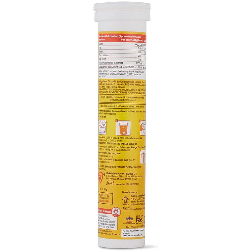Escor-Z Orange Flavour (Pack Of Two) - Tablet